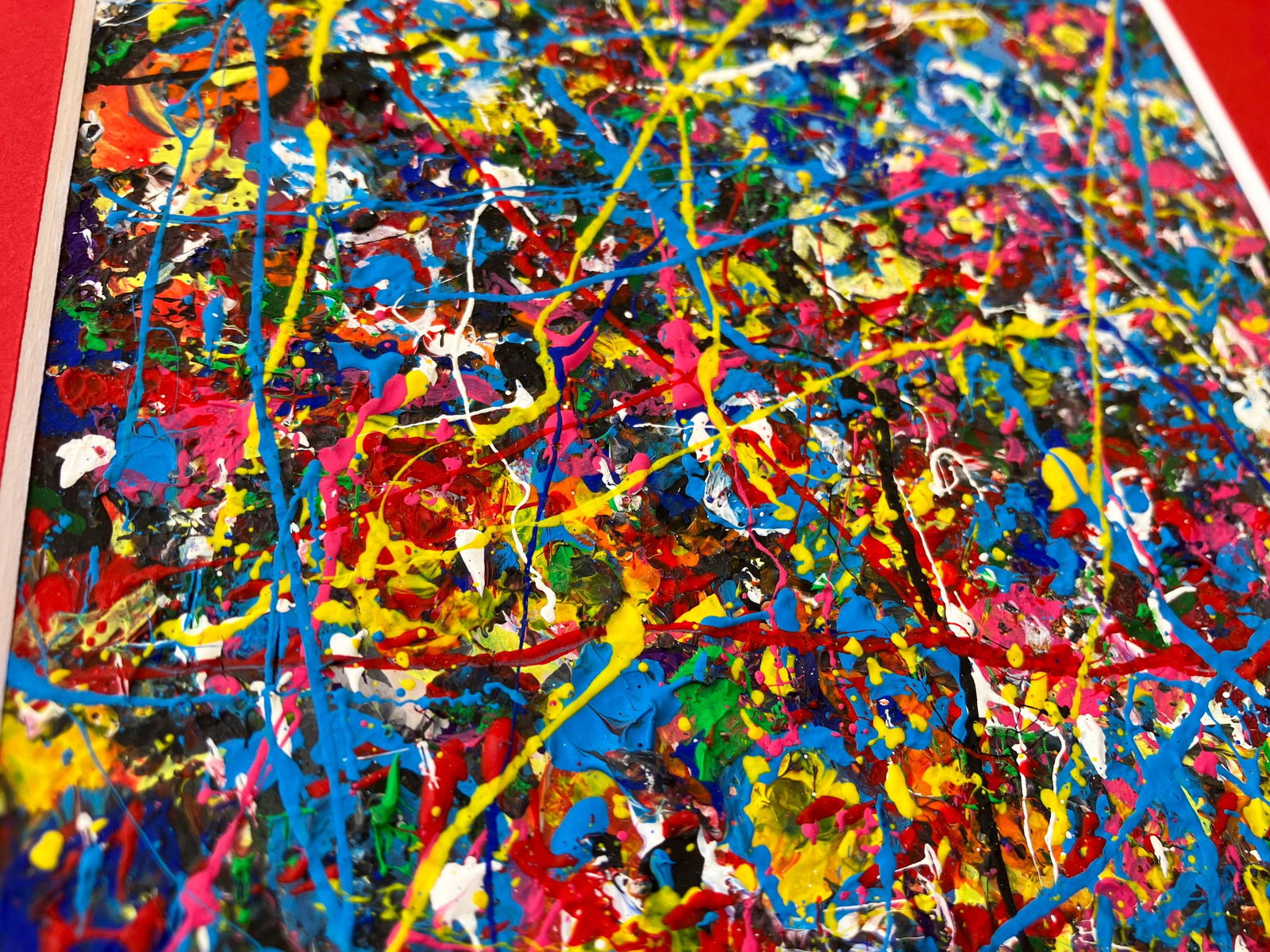 Chaos - acrylic painting - 8