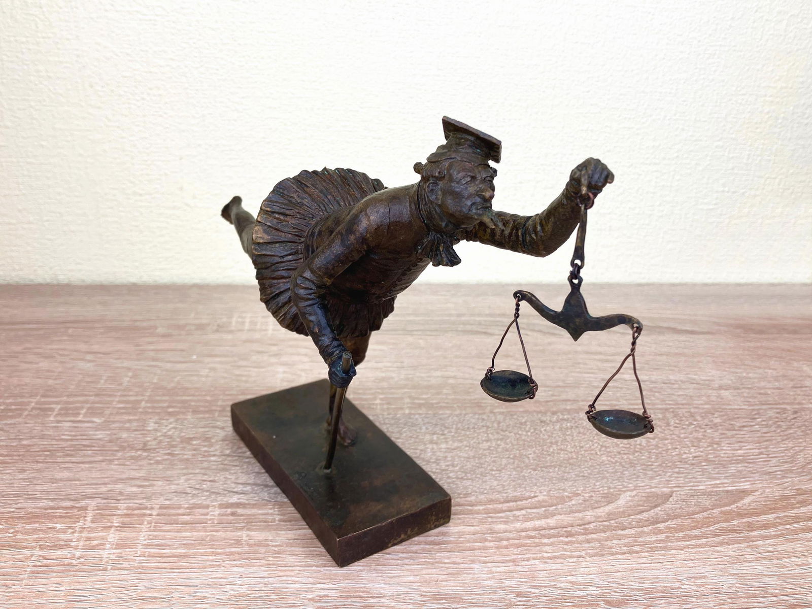 Themis - bronze sculpture: Title: Themis - bronze sculpture Description: Artist: Shevchuk Dmitry Date/Period: 2025 Materials: Bronze Dimensions: 9.8 x 5.9 x 4.7 inches Exclusive handmade sculpture from the famous Ukrainian scul