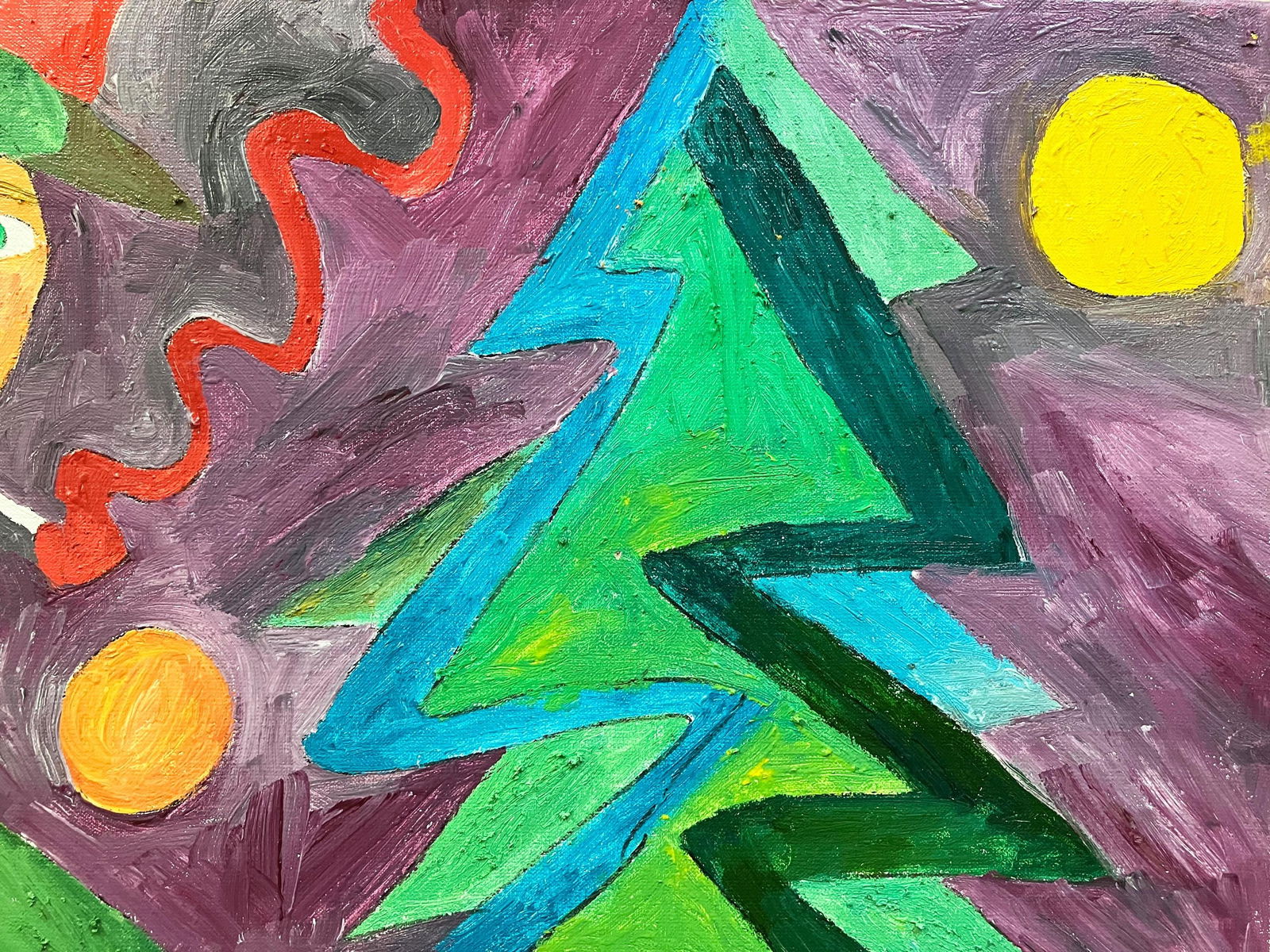 Forest - oil painting - 2