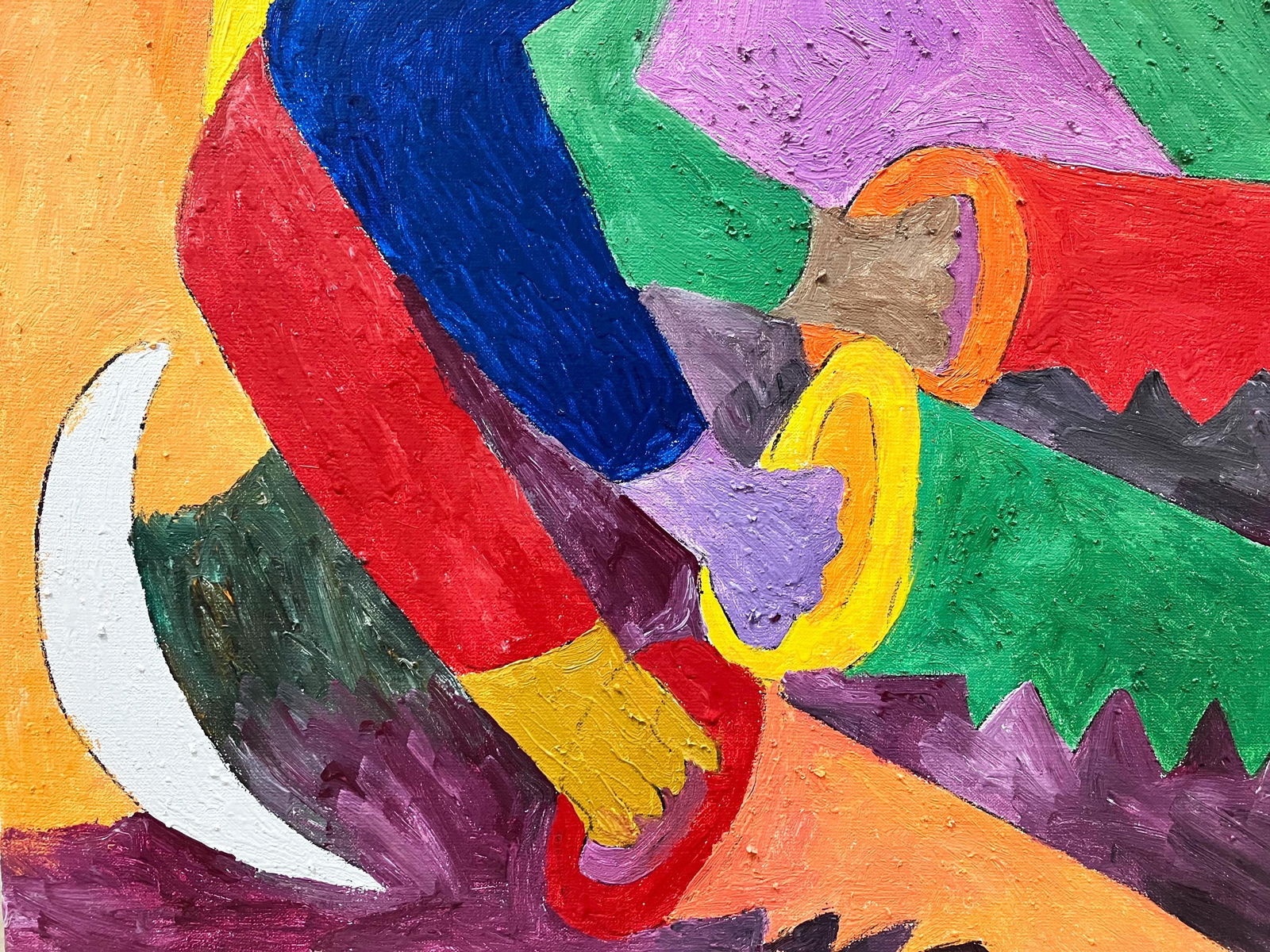 Forest - oil painting - 3