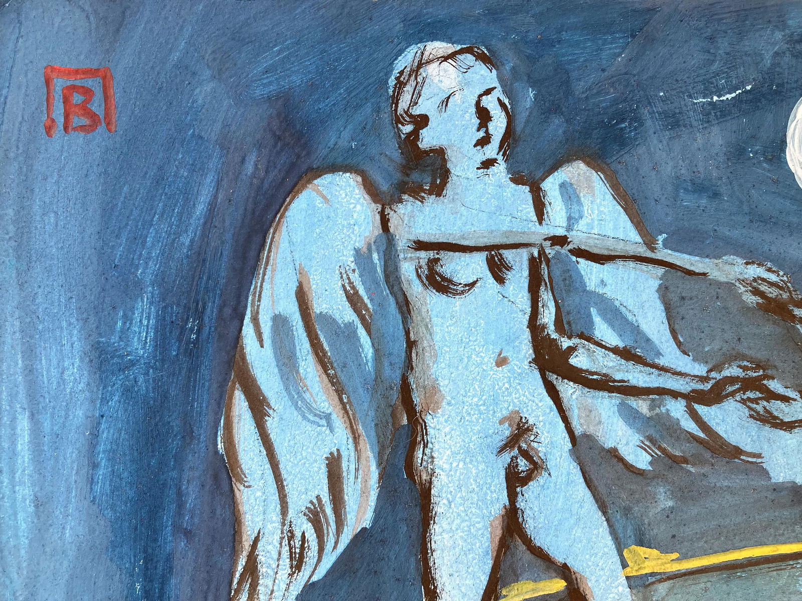 Conspiracy of Cupid and Venus - watercolor - 3