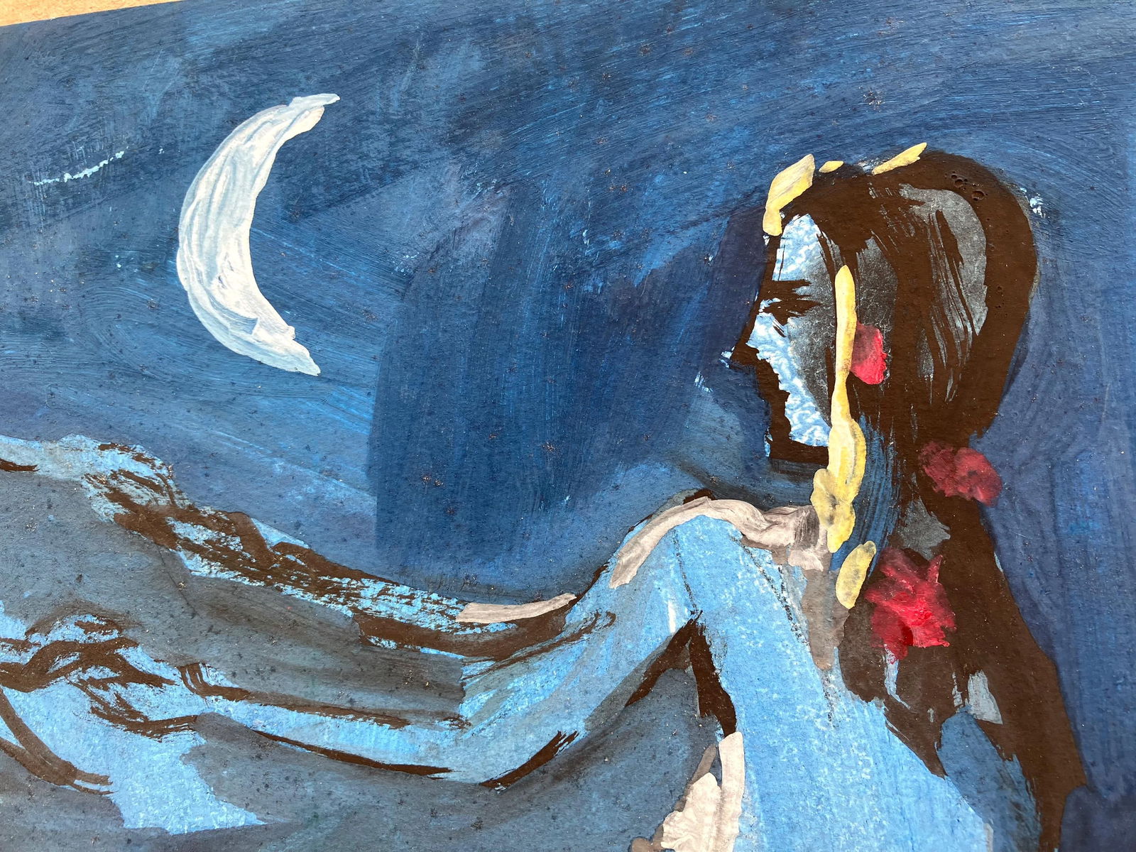 Conspiracy of Cupid and Venus - watercolor - 4