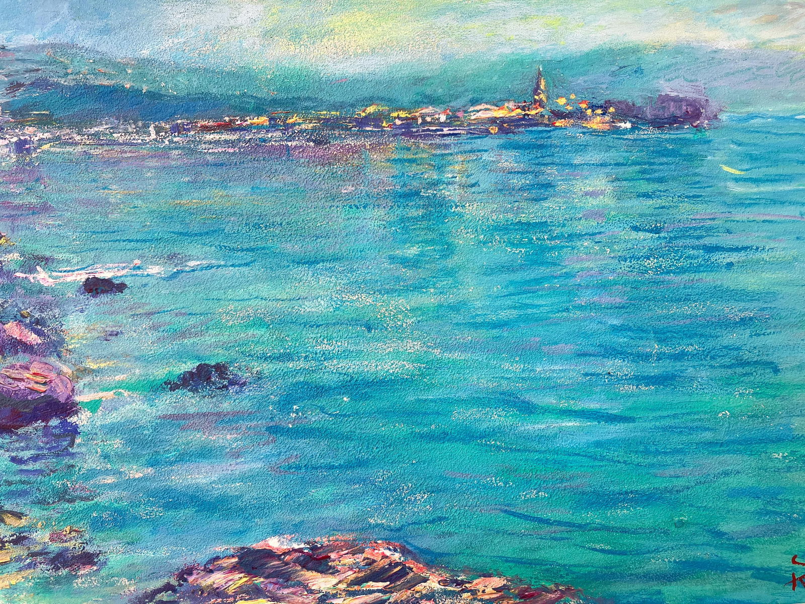 Budva - acrylic painting - 9