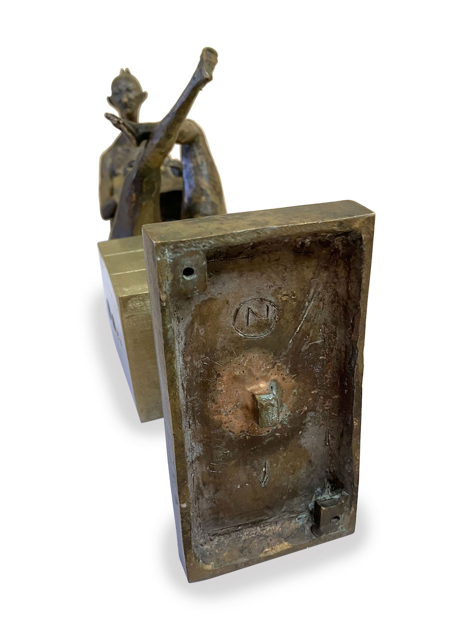 Searching for Yourself - bronze sculpture - 14