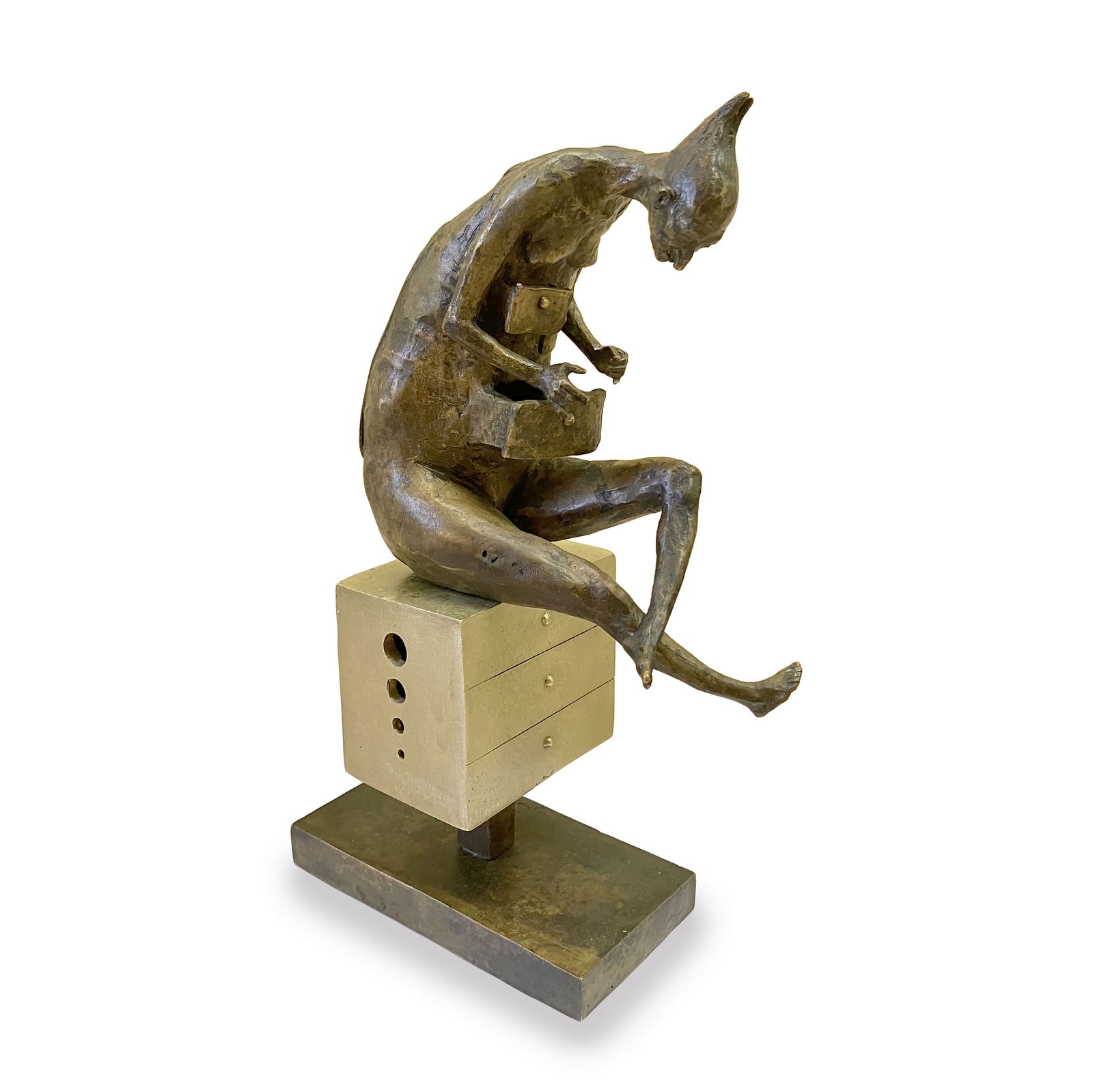 Searching for Yourself - bronze sculpture (1 of 15)