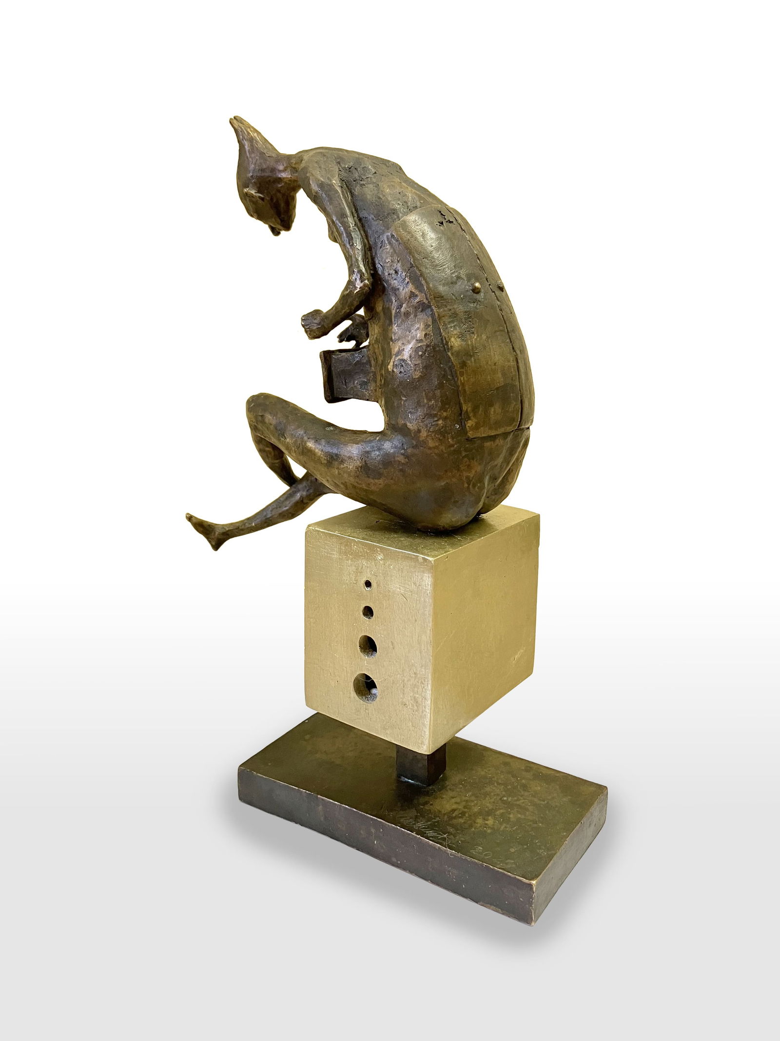 Searching for Yourself - bronze sculpture - 4