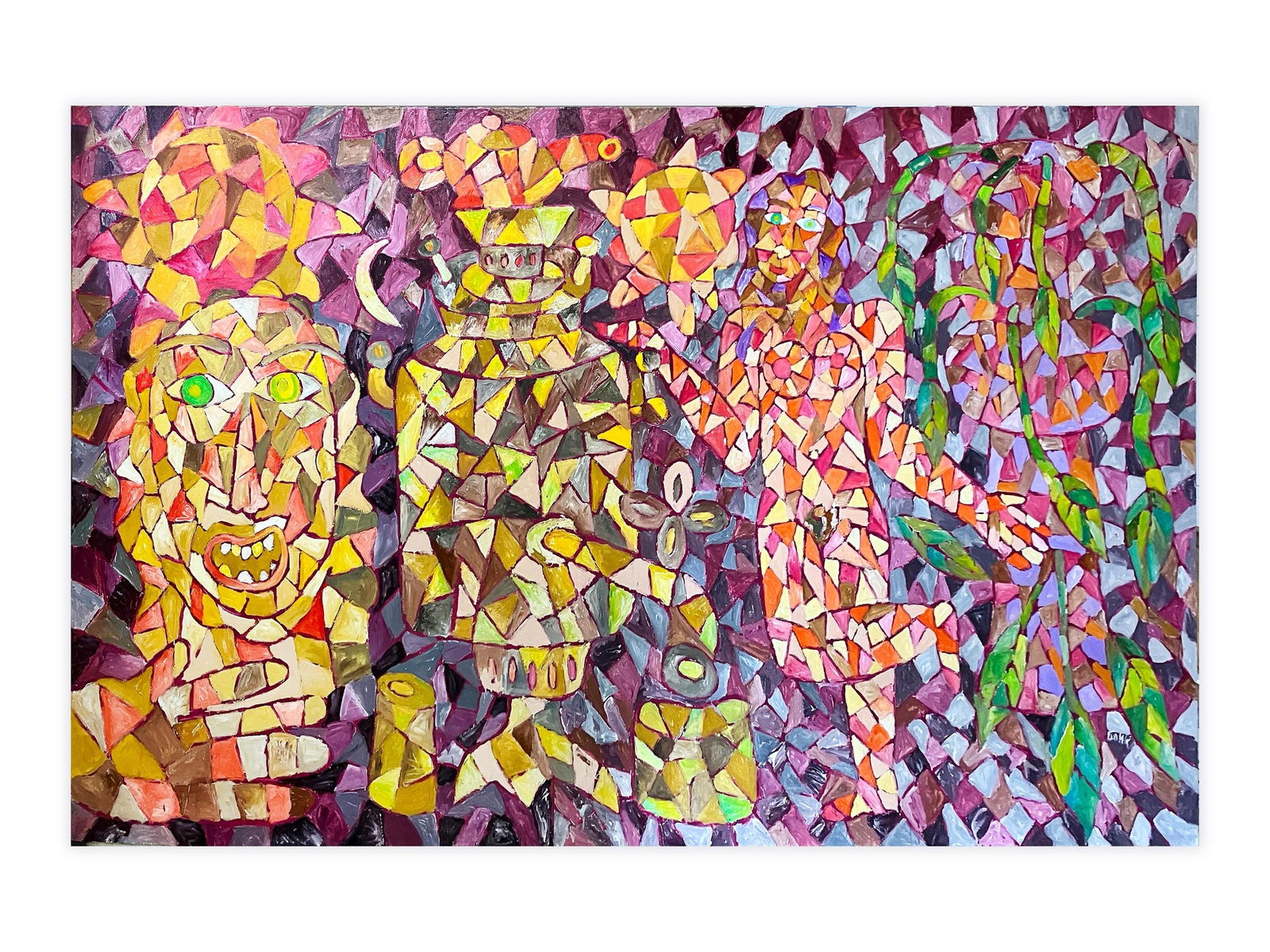 Evening, 118x78 inch - oil painting (1 of 9)