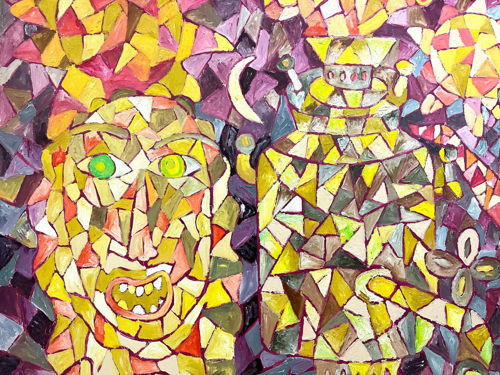 Evening, 118x78 inch - oil painting - 8