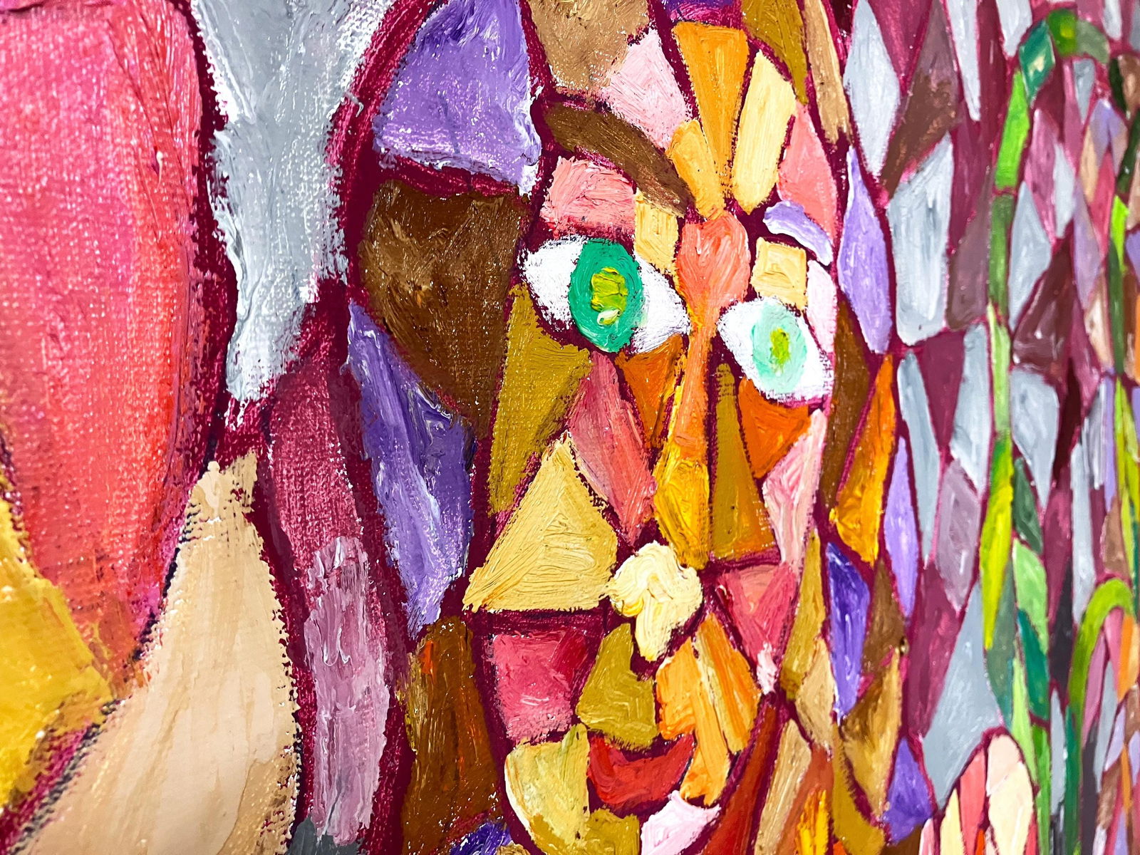 Evening, 118x78 inch - oil painting - 9