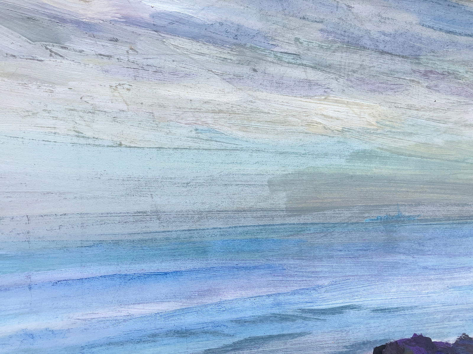 On the shore - watercolor - 6