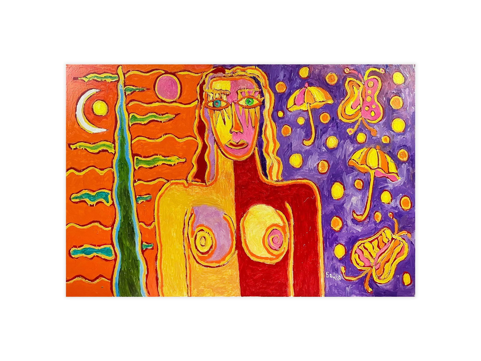 Valya, Figure - oil painting: Title: Valya, Figure - oil paintingDescription: Artist: Boyko Peter Date/Period: 2023 Materials: Oil on canvas Dimensions: 150 x 100 cm (approximately 59 x 39.4 inches) Certificate of authenticity