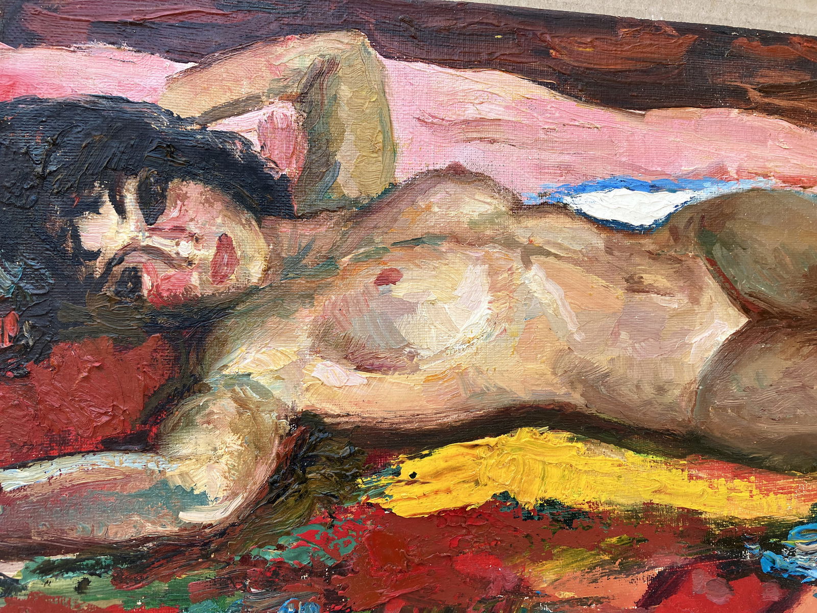 Figure - polyptych, oil painting - 3