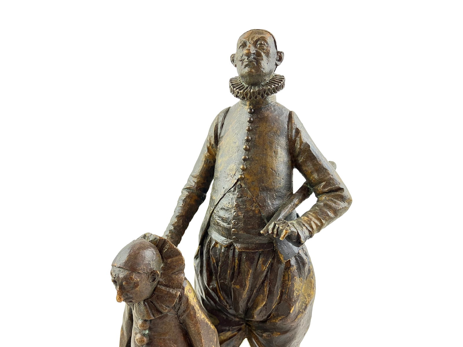 Teaching democracy - bronze sculpture - 10