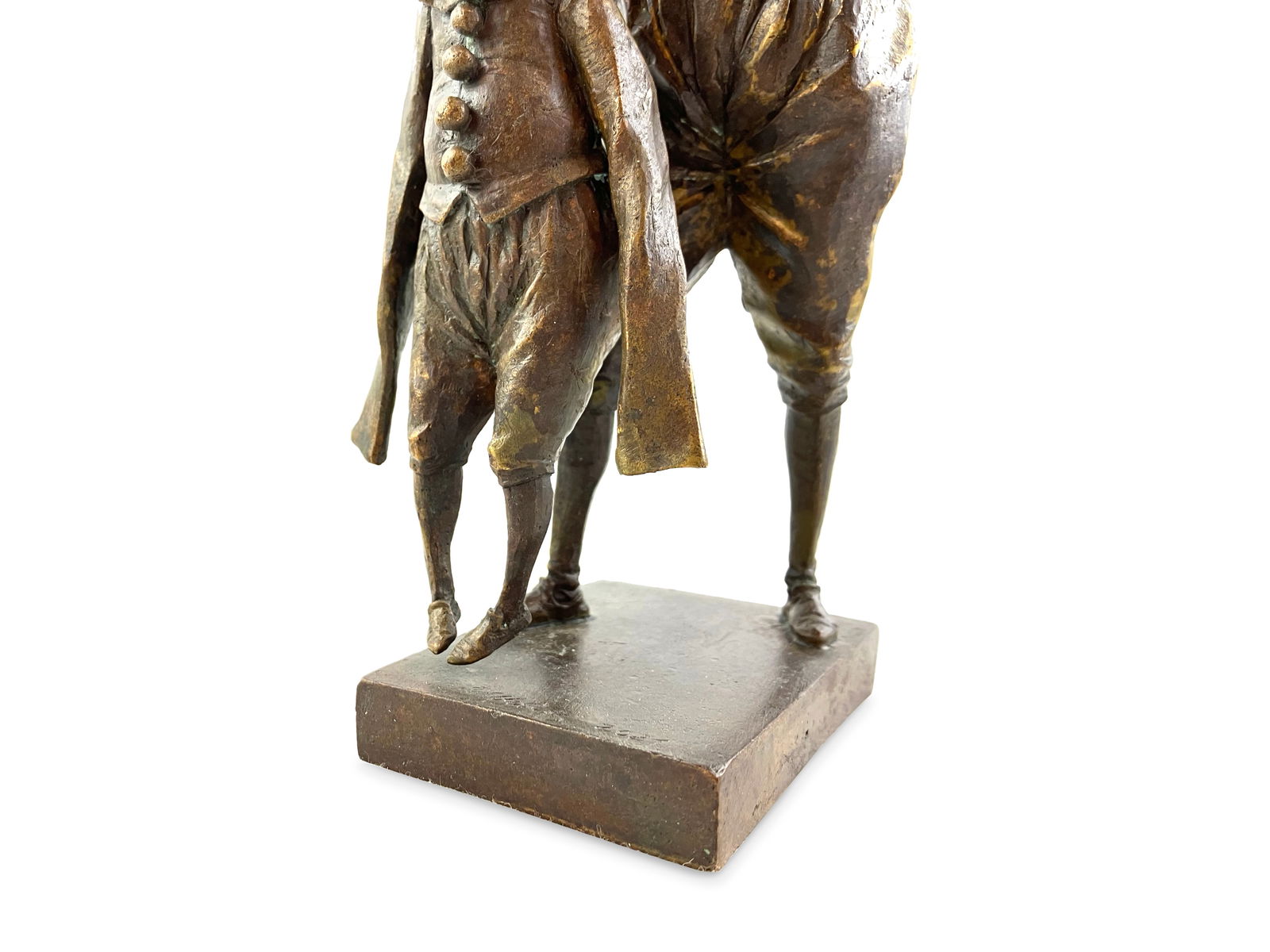 Teaching democracy - bronze sculpture - 3