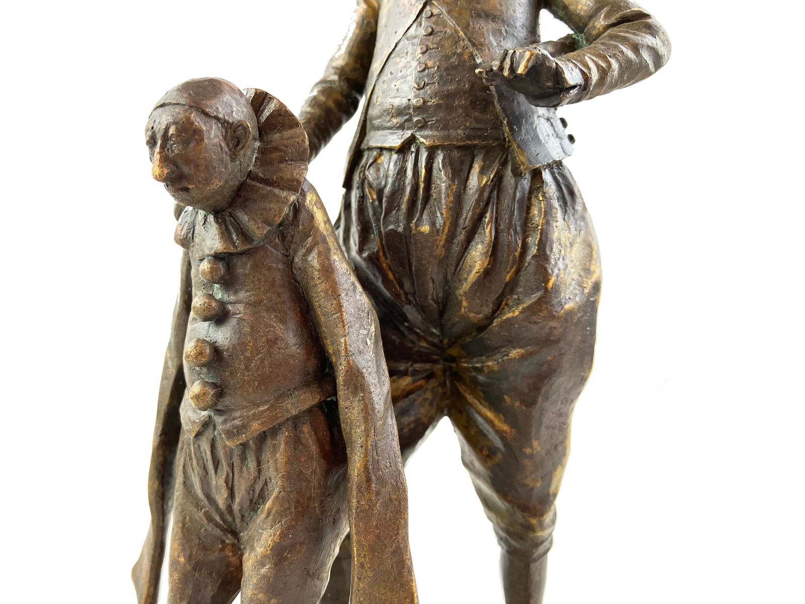 Teaching democracy - bronze sculpture - 4