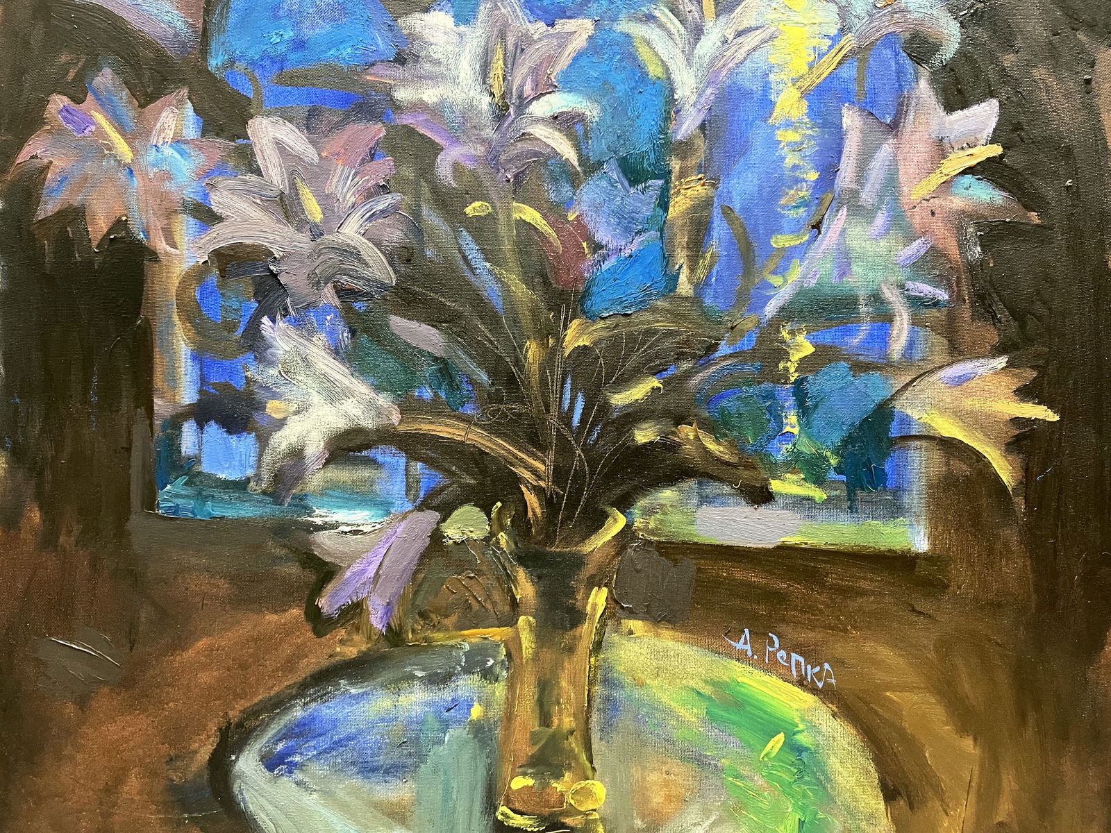 First of March - oil paintig - 7