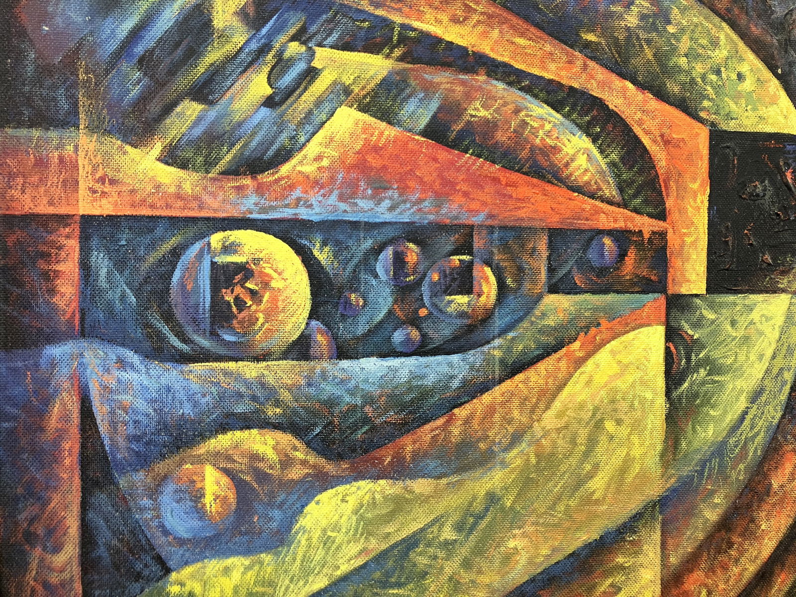 Stolen world - tempera on cardboard - 7