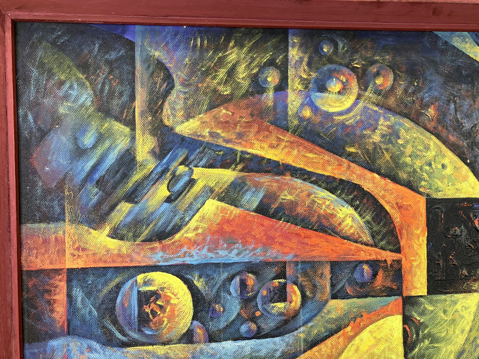 Stolen world - tempera on cardboard - 8