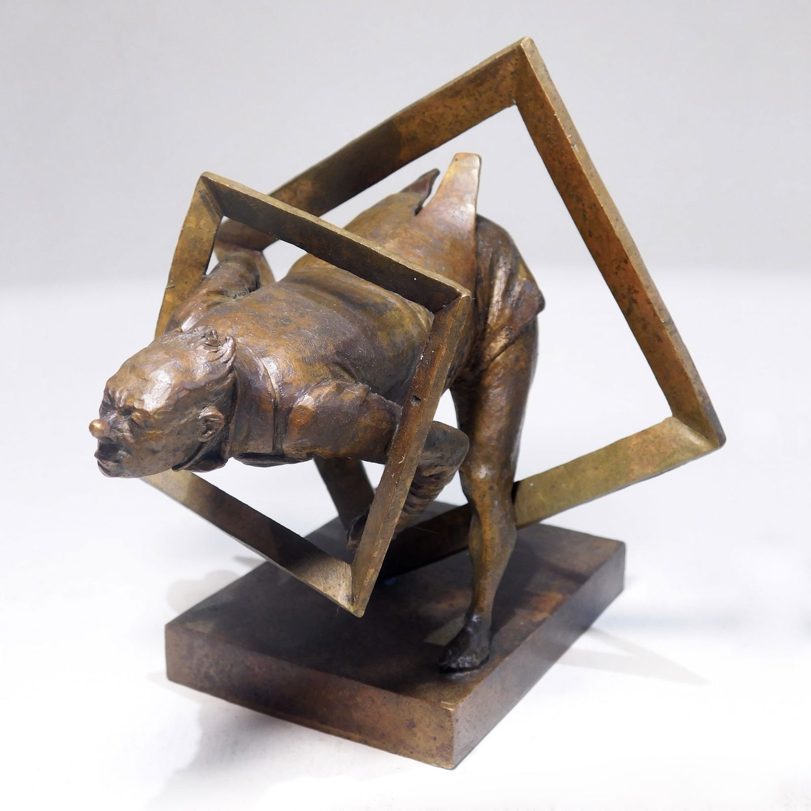 Going beyond - bronze sculpture - 5