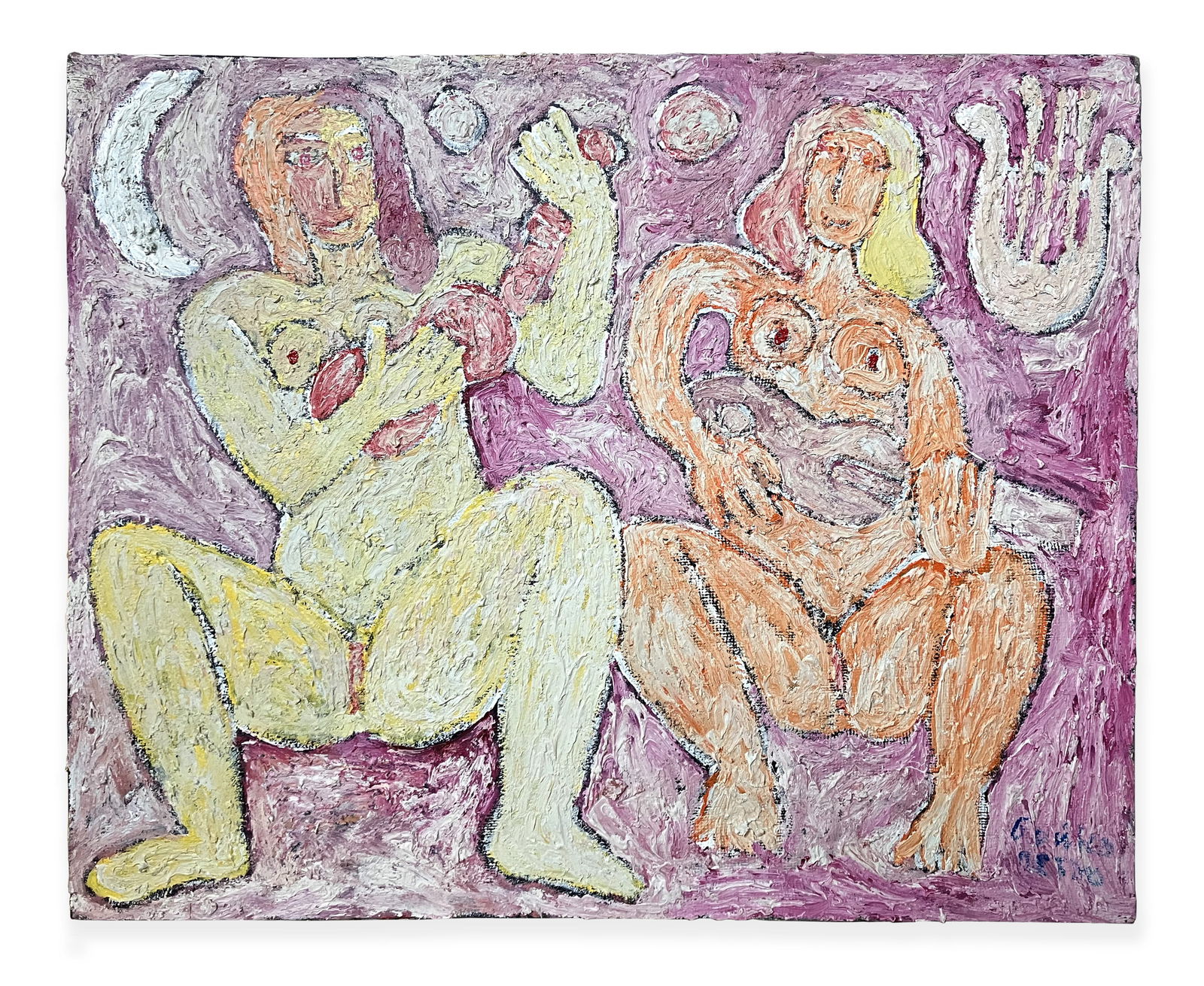 Duo - oil painting (1 of 4)