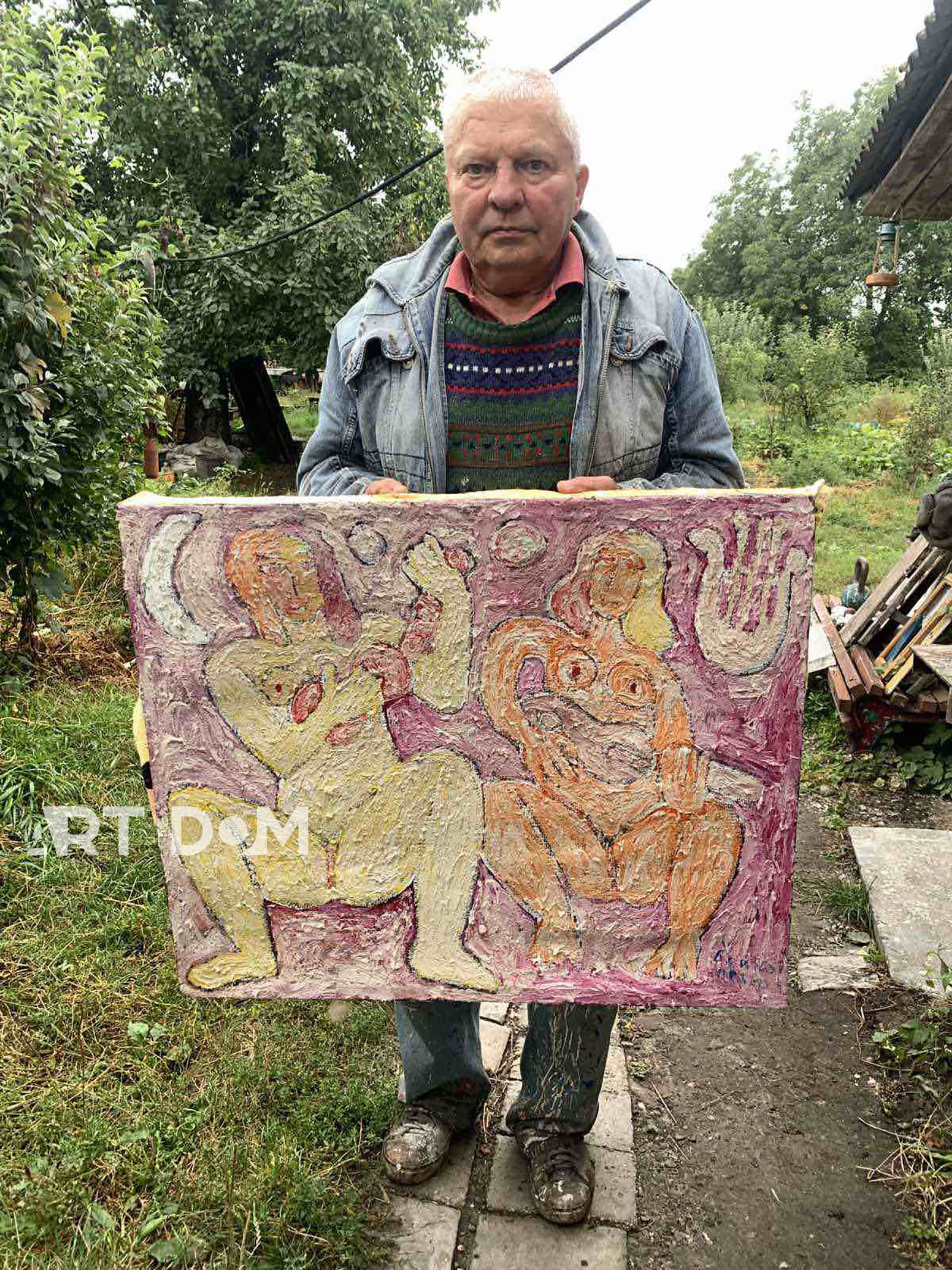 Duo - oil painting - 4