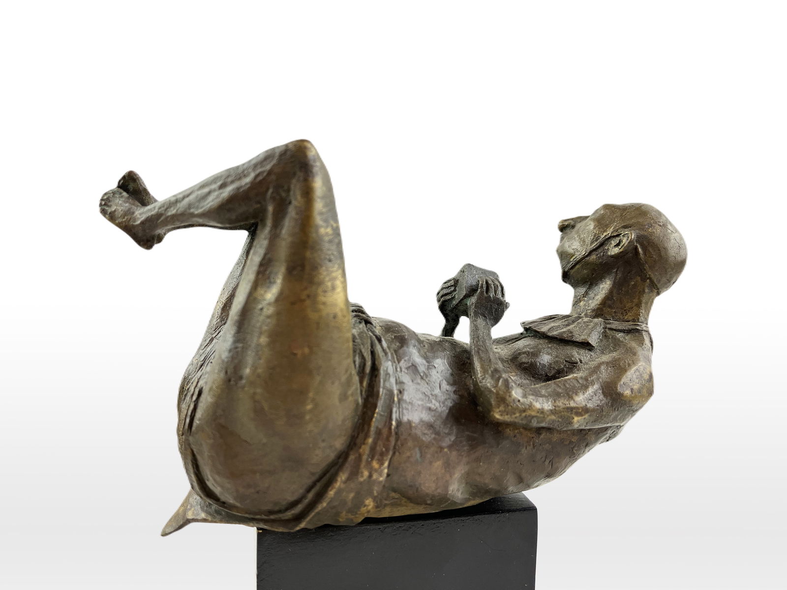 Black square - bronze sculpture - 4