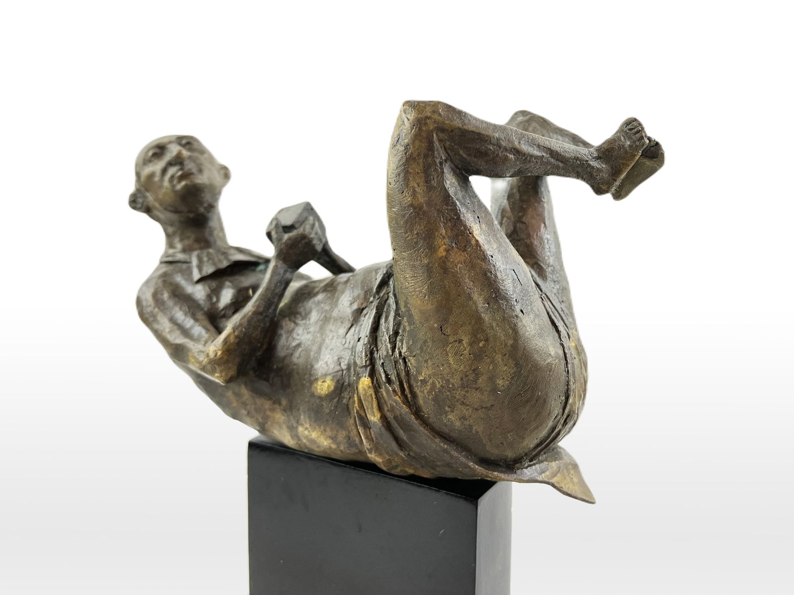 Black square - bronze sculpture - 7