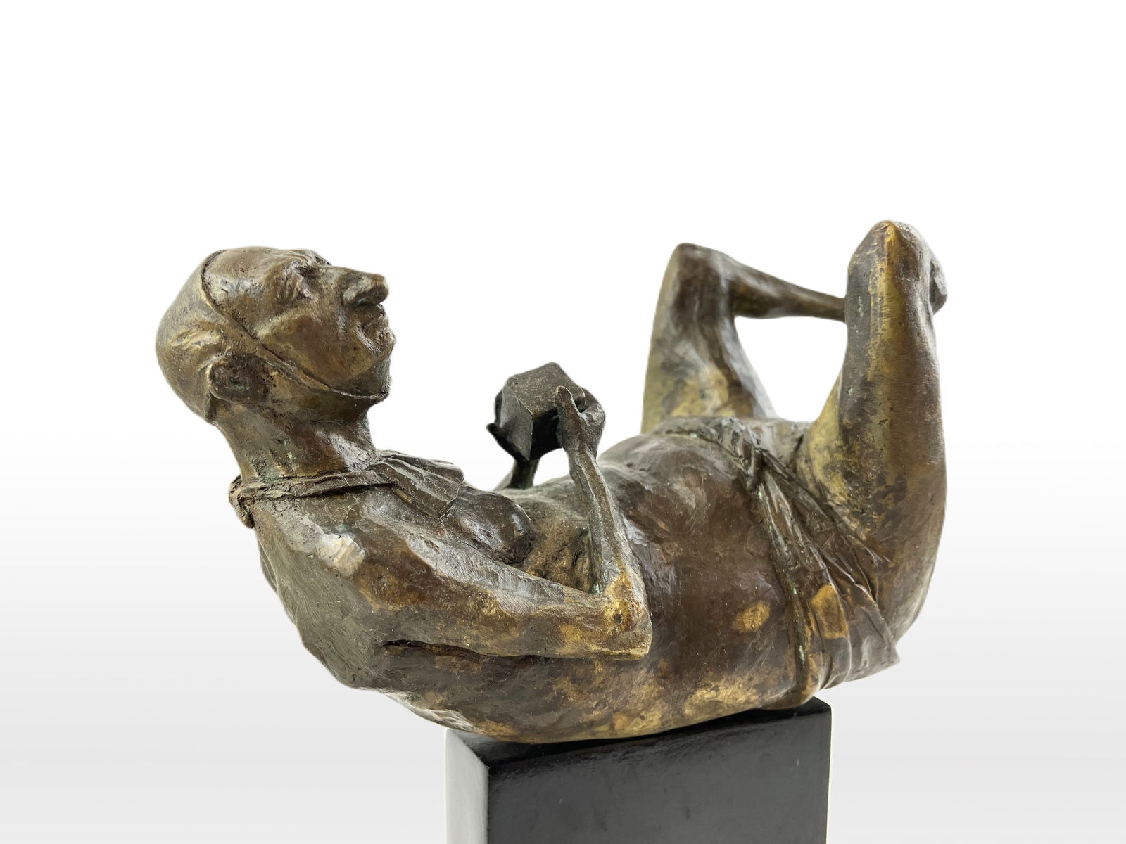 Black square - bronze sculpture - 8