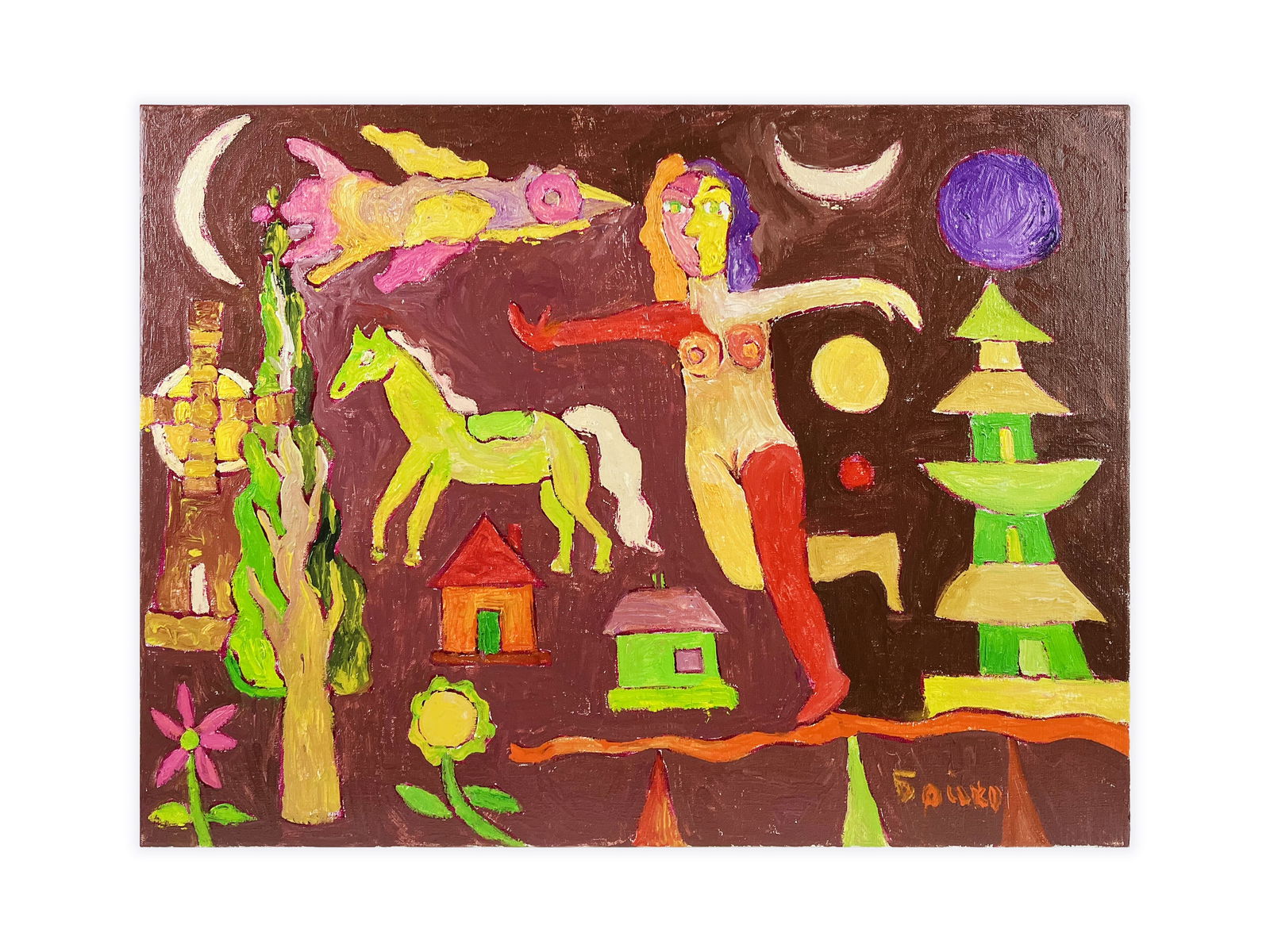 Happiness - oil painting (1 of 10)