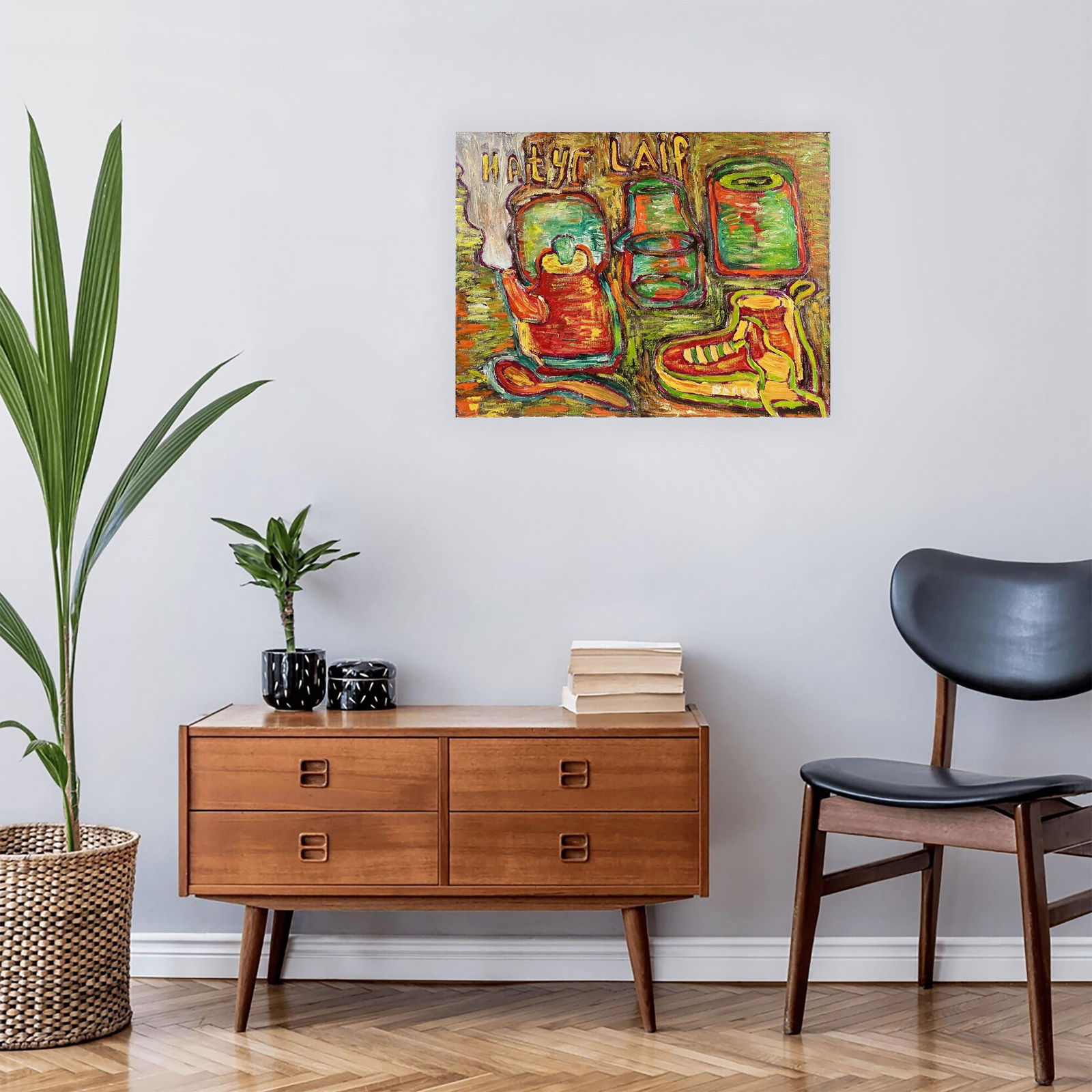 Tea - oil painting - 4