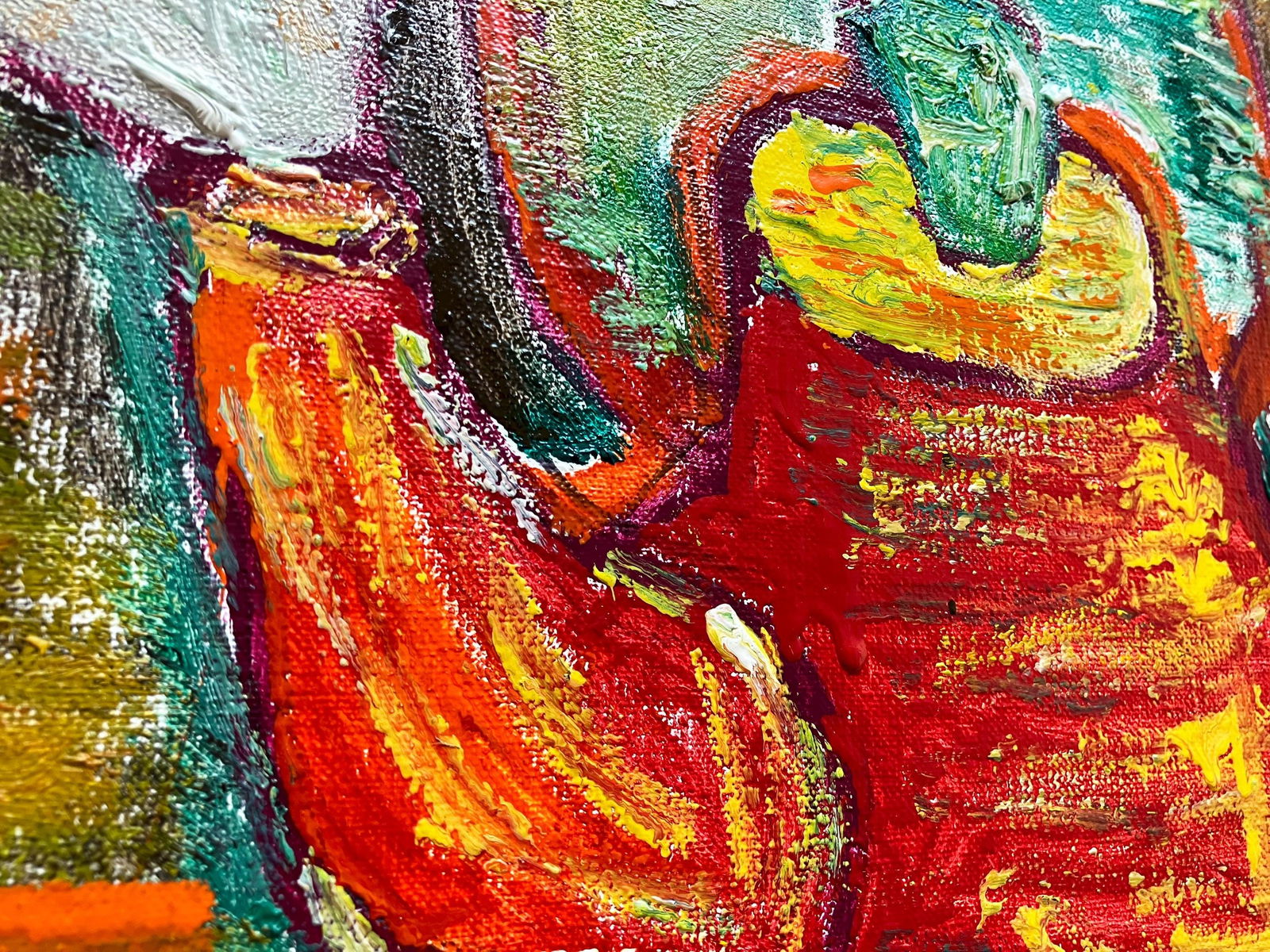 Tea - oil painting - 8