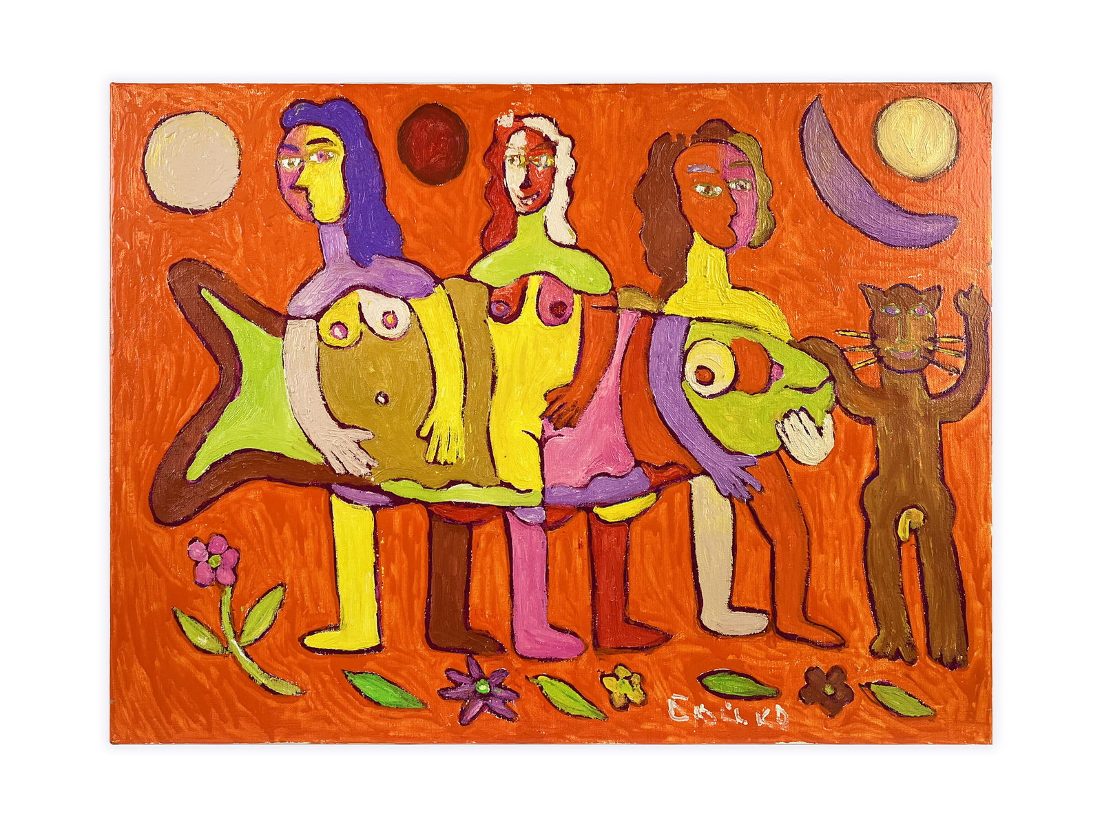 Fish - oil painting (1 of 11)