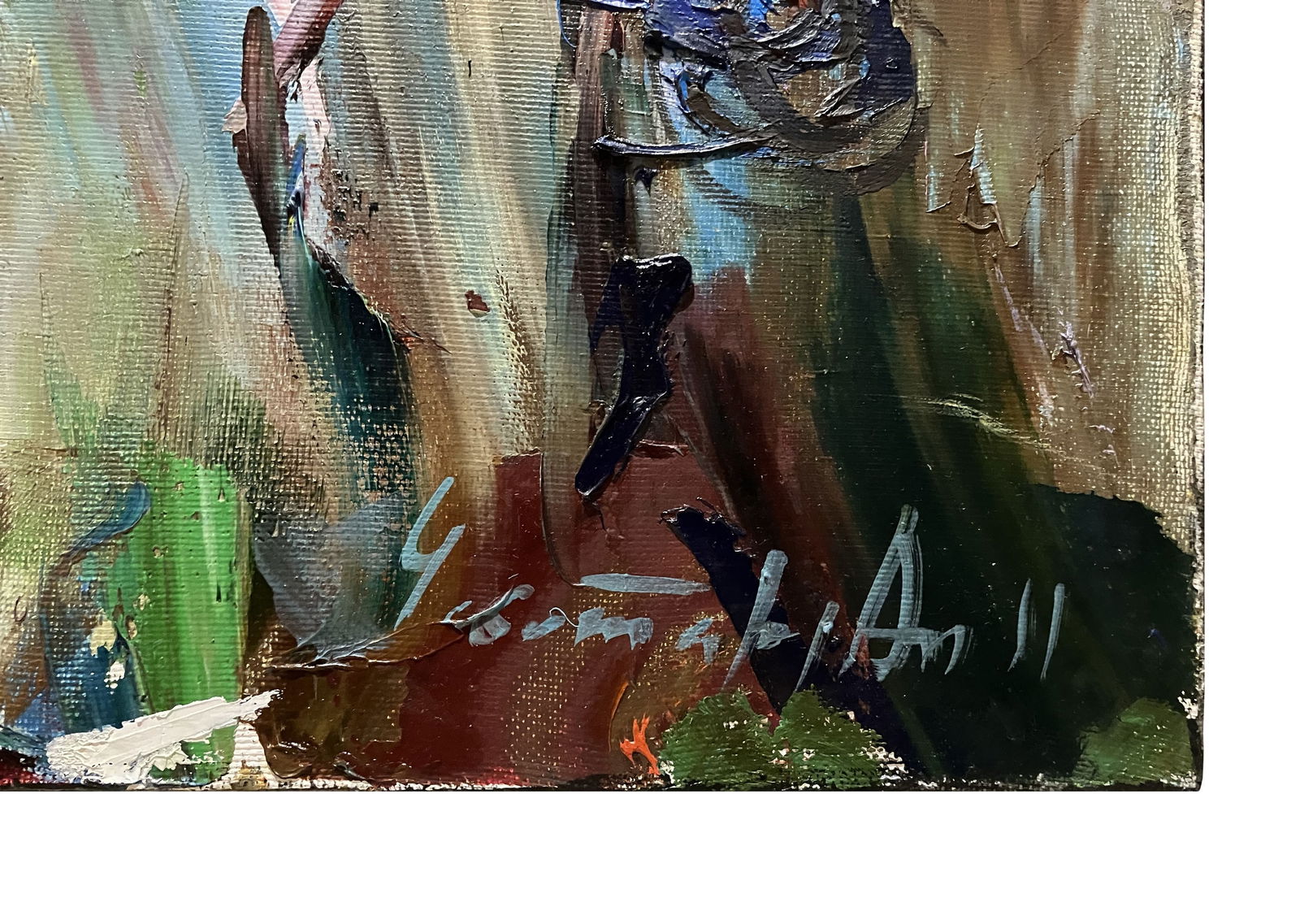 Visiting Chekhov - oil painting - 4