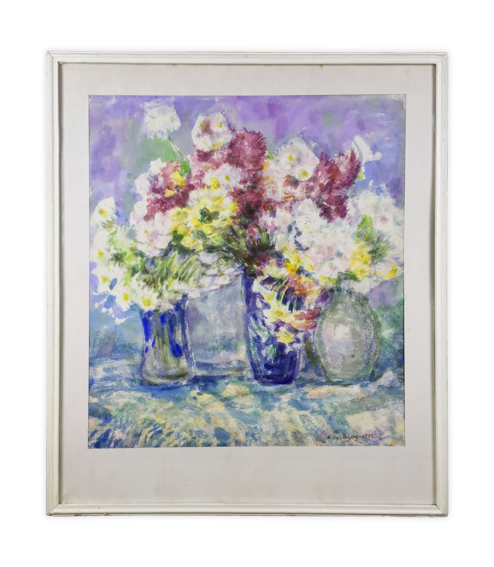 Floral still life - watercolor (1 of 4)