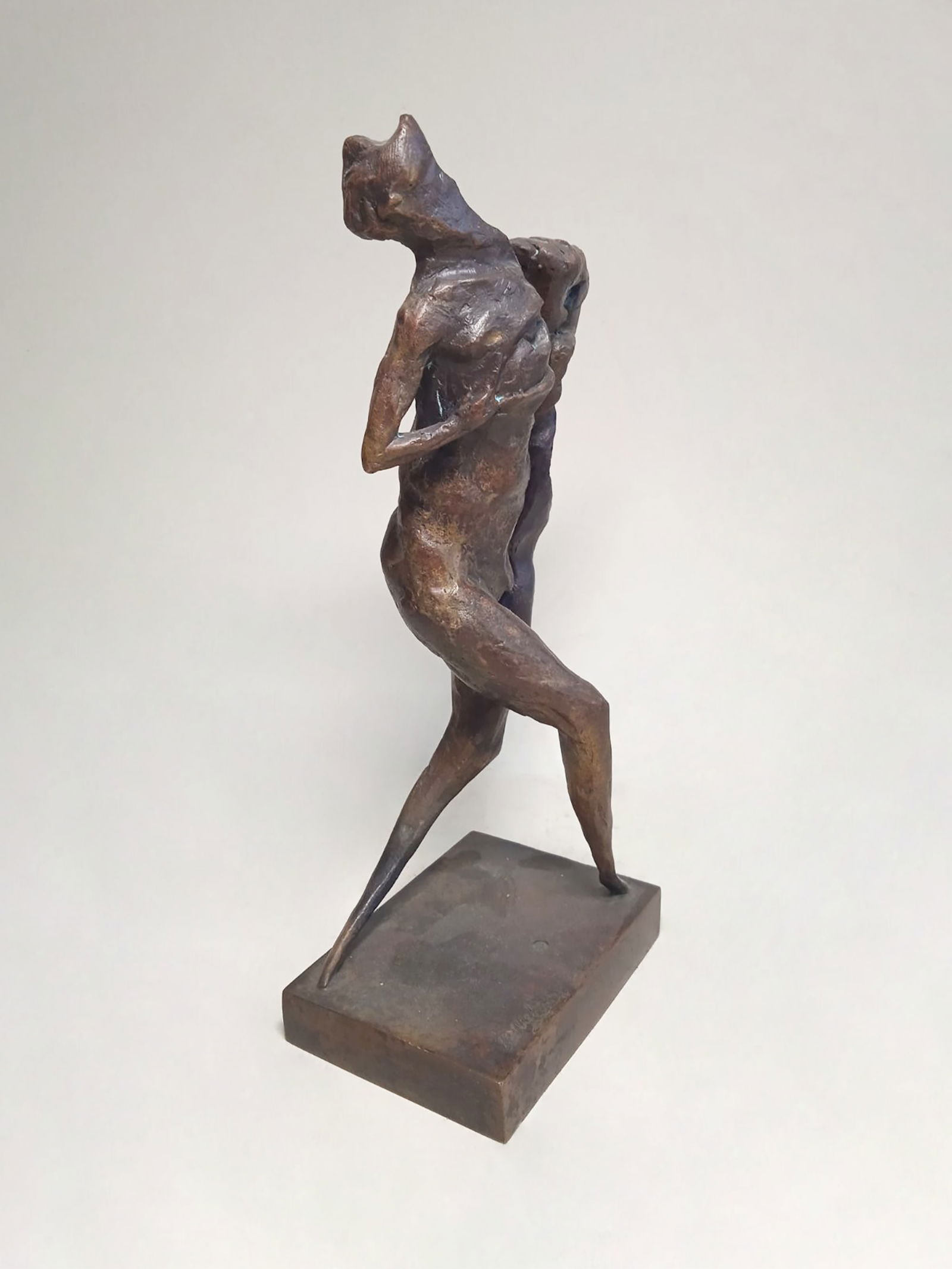 Epiphany - bronze sculpture: Title: Epiphany - bronze sculptureDescription: Artist: Shevchuk Dmitry Date/Period: 2020 Materials: Bronze Dimensions: 21 x 7 x 7 cm (8' x 3' x 3' in Stamp: "D. Shevchuk". Circulation: 1/10.