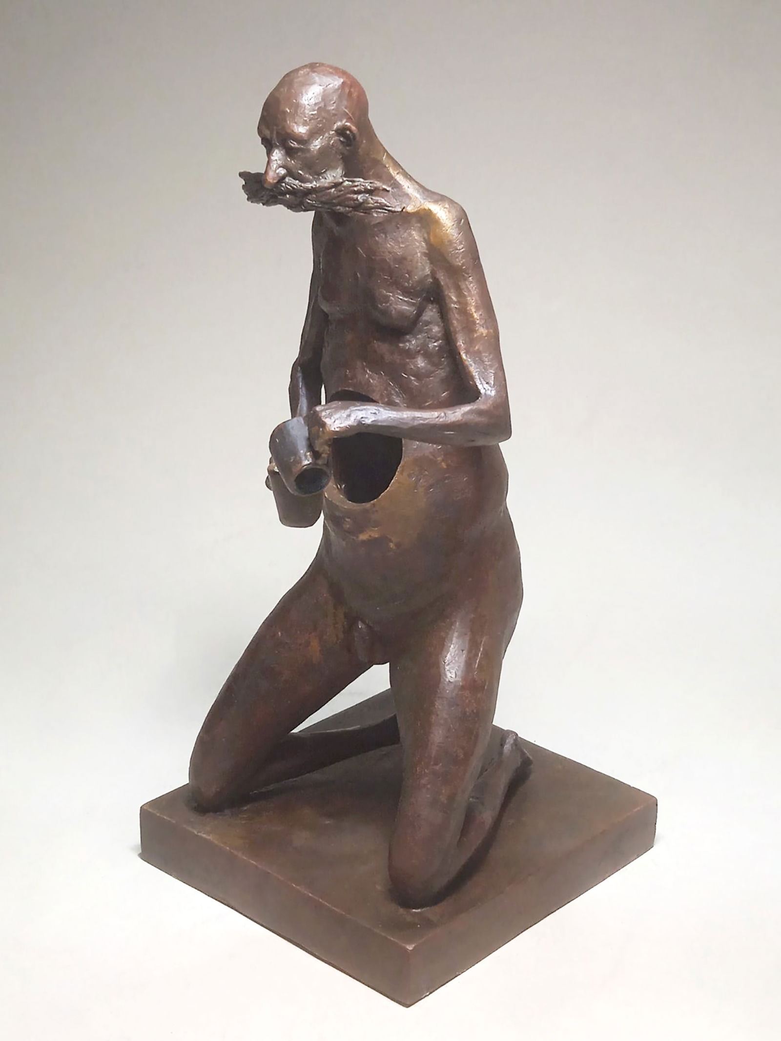 Philosopher - bronze sculpture - 2
