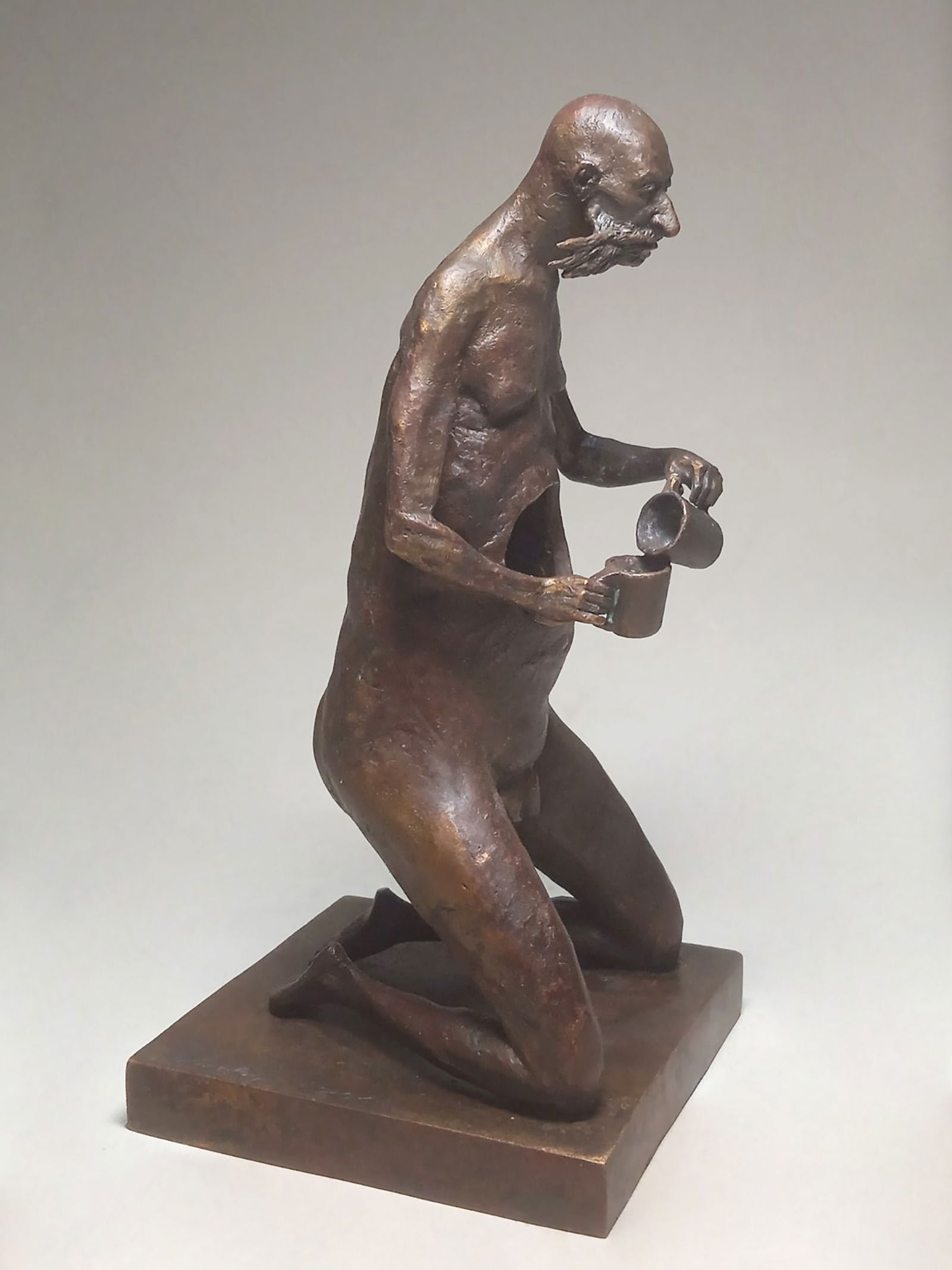 Philosopher - bronze sculpture - 3