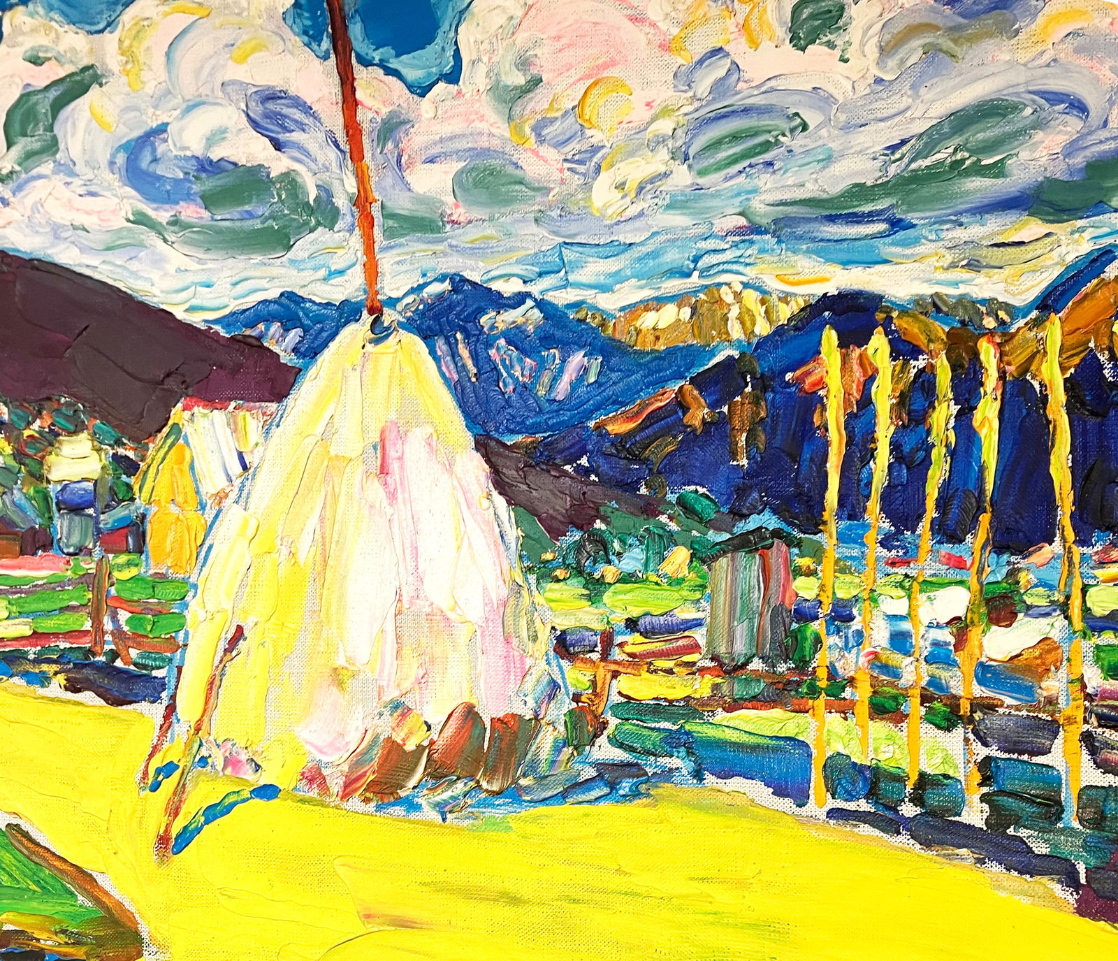 Noon - oil painting - 3