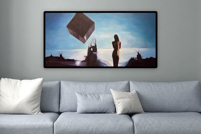 Surrealist composition - oil painting - 3