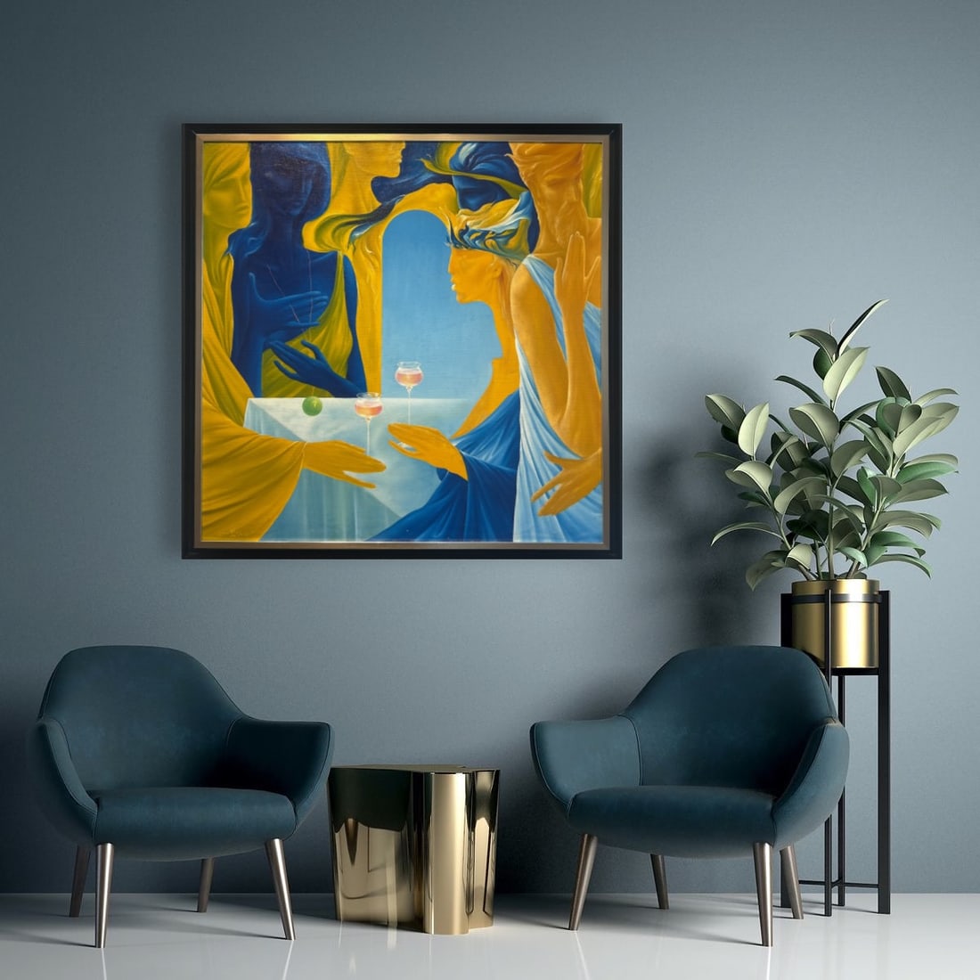 Independence - oil painting - 2