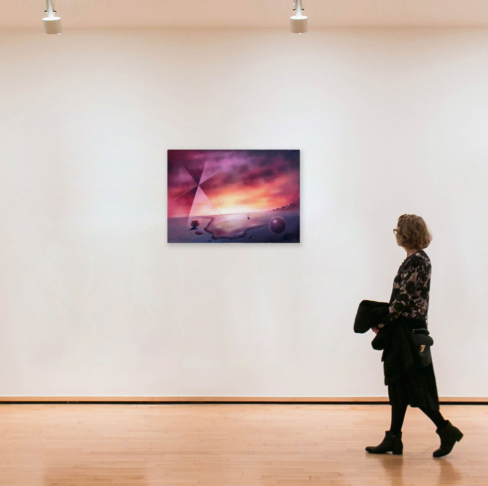 Surreal landscape - oil painting - 2