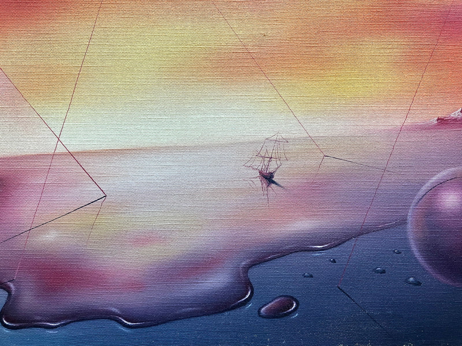 Surreal landscape - oil painting - 5