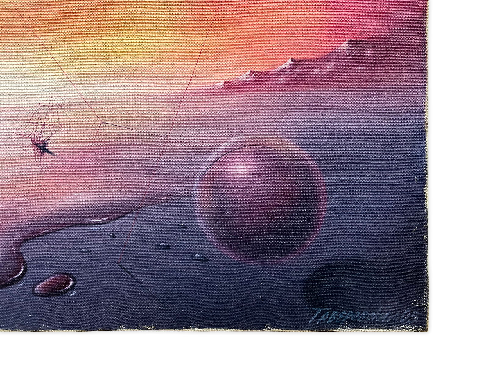 Surreal landscape - oil painting - 6