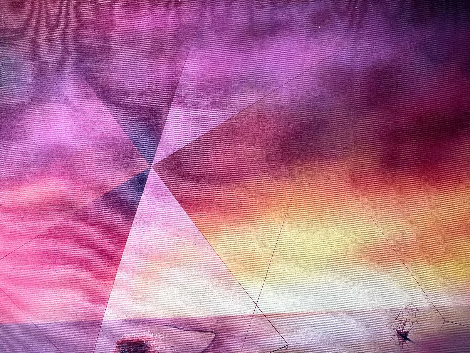 Surreal landscape - oil painting - 8