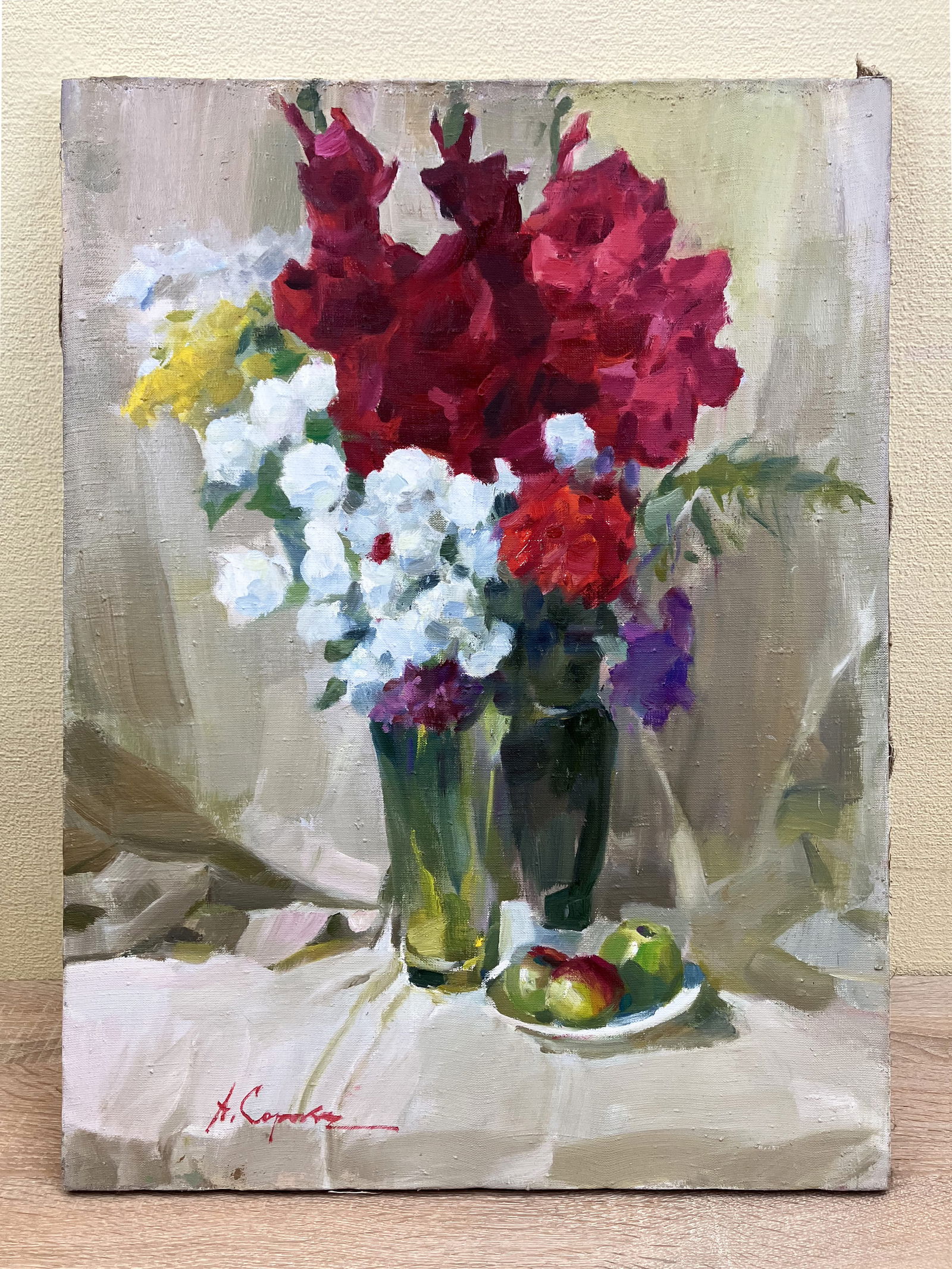Floral still life - oil painting (1 of 10)