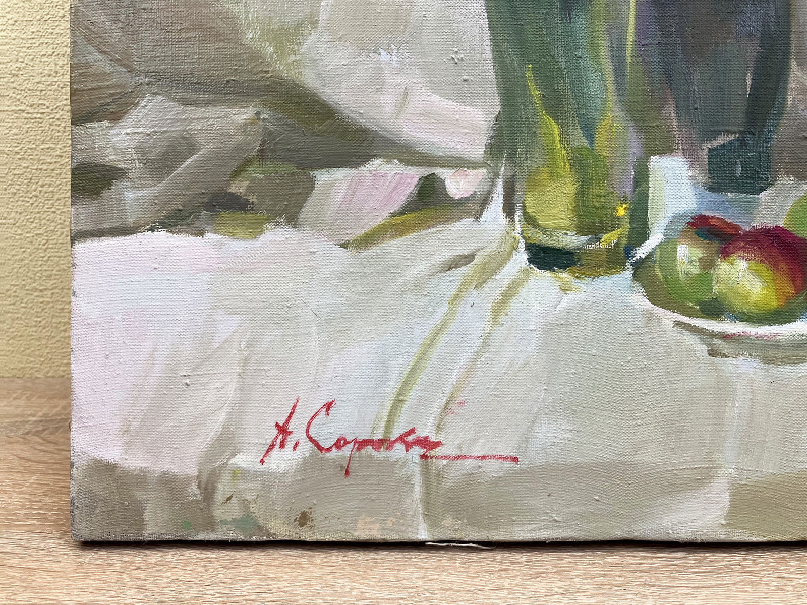 Floral still life - oil painting - 4