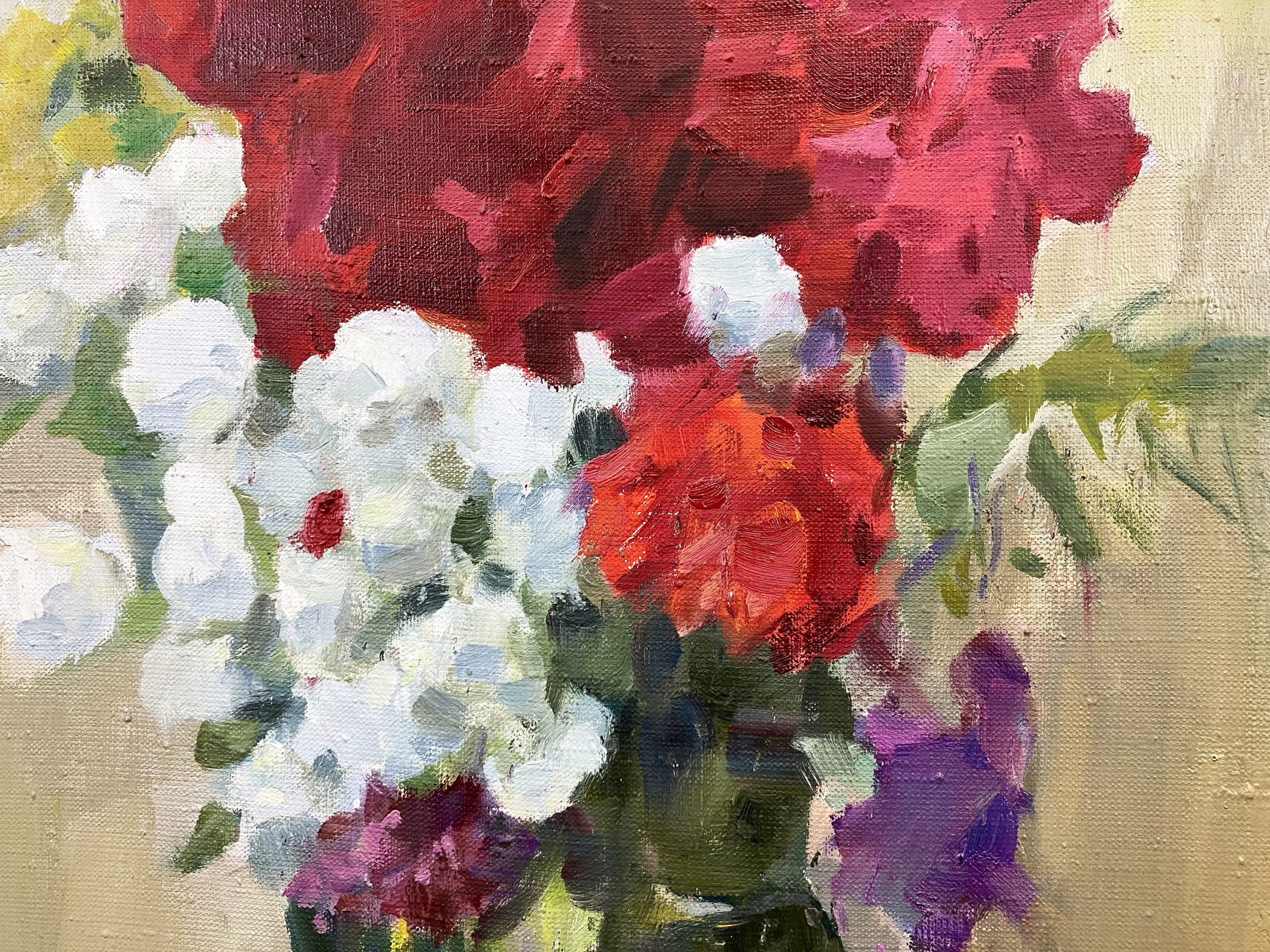 Floral still life - oil painting - 6