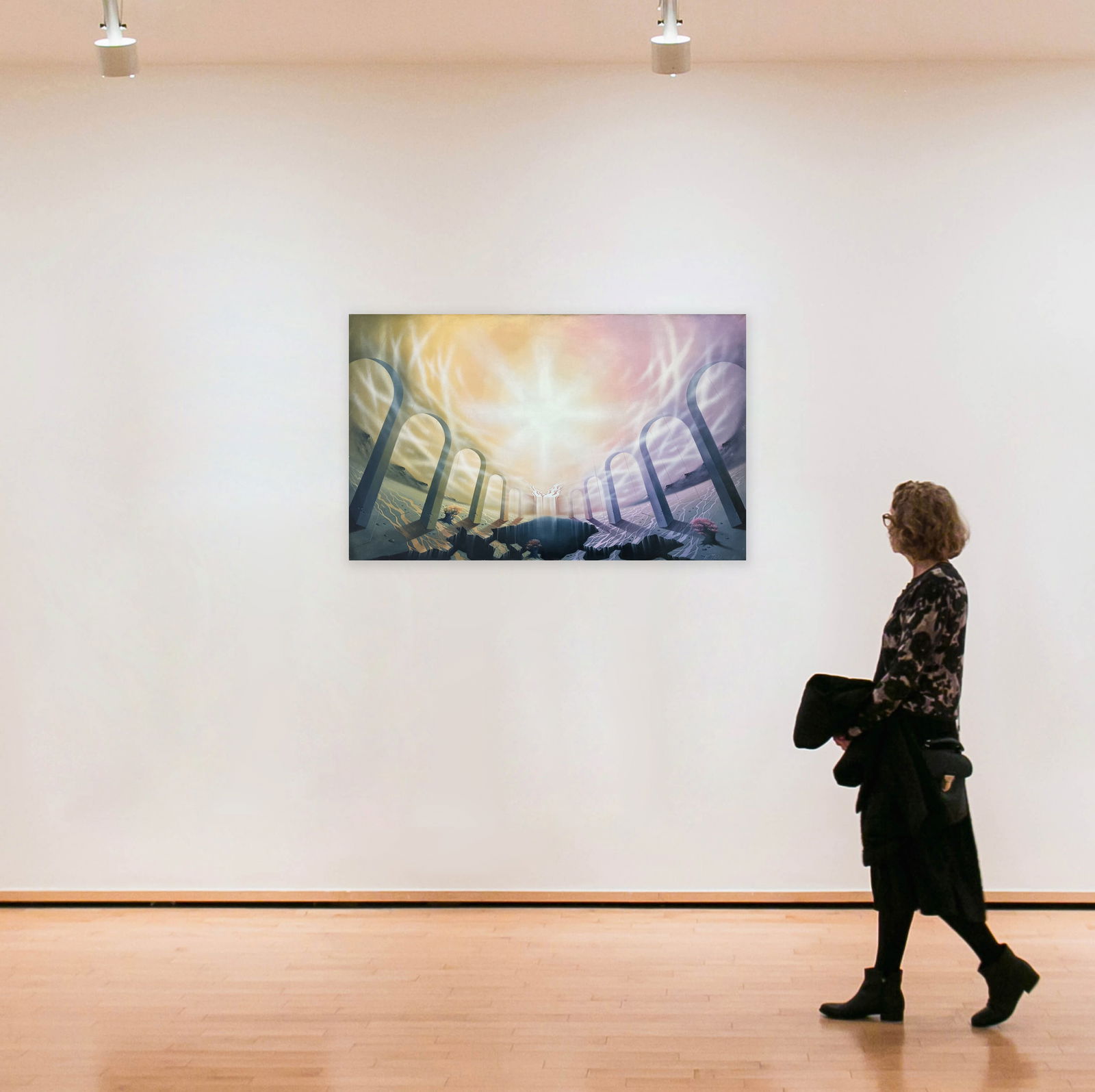 The ephemeral gate - oil painting - 3