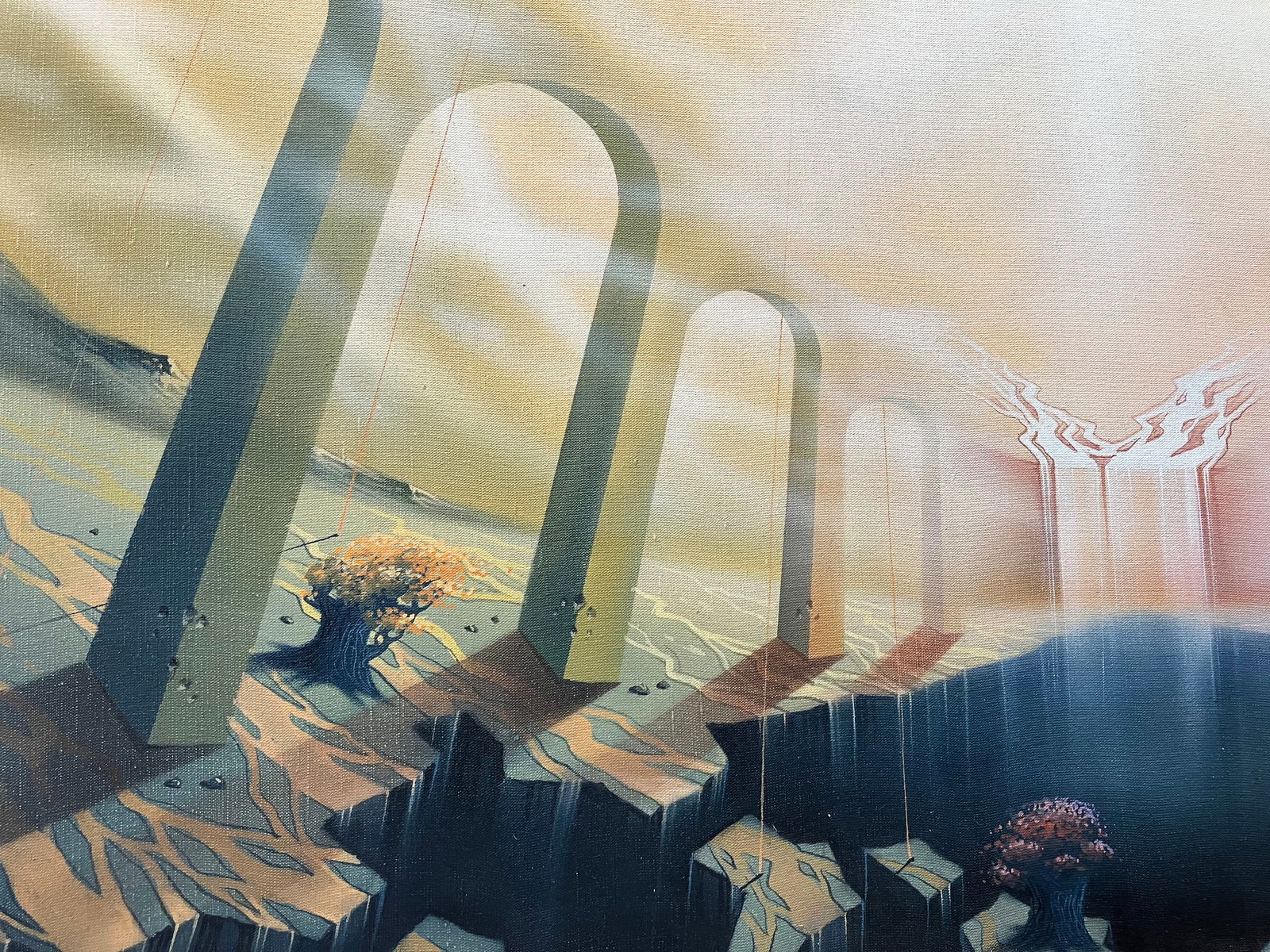 The ephemeral gate - oil painting - 4