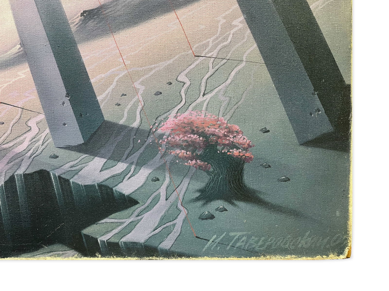 The ephemeral gate - oil painting - 6